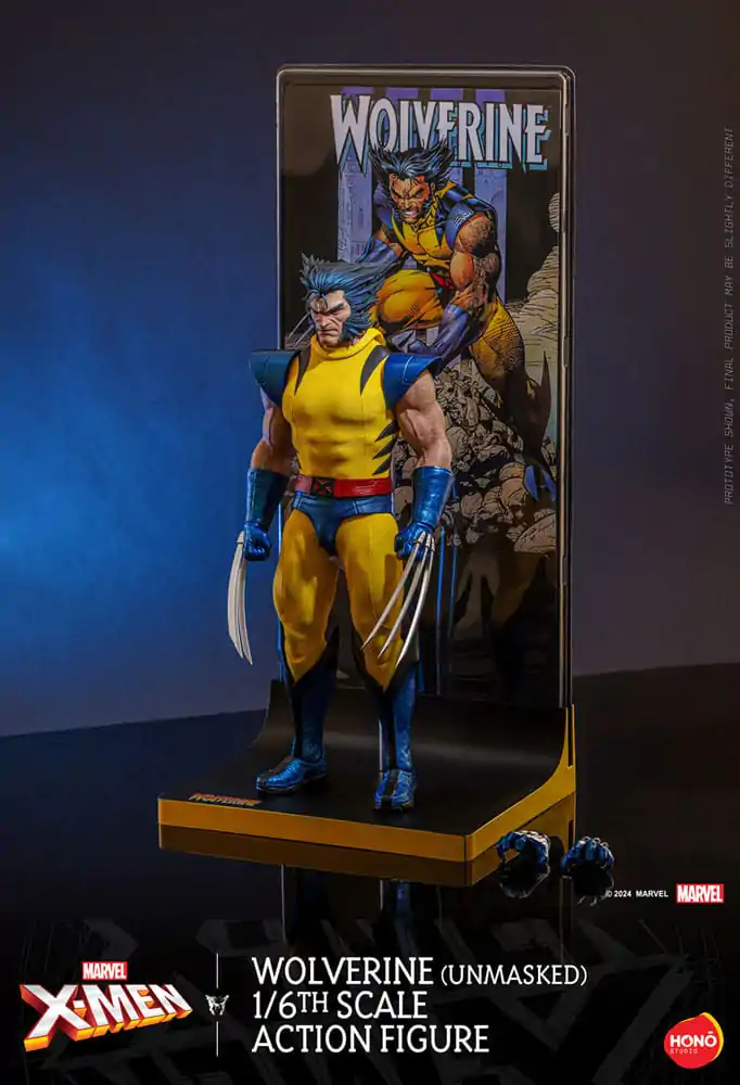 Marvel X-Men Action Figure 1/6 Wolverine (Unmasked) 28 cm termékfotó