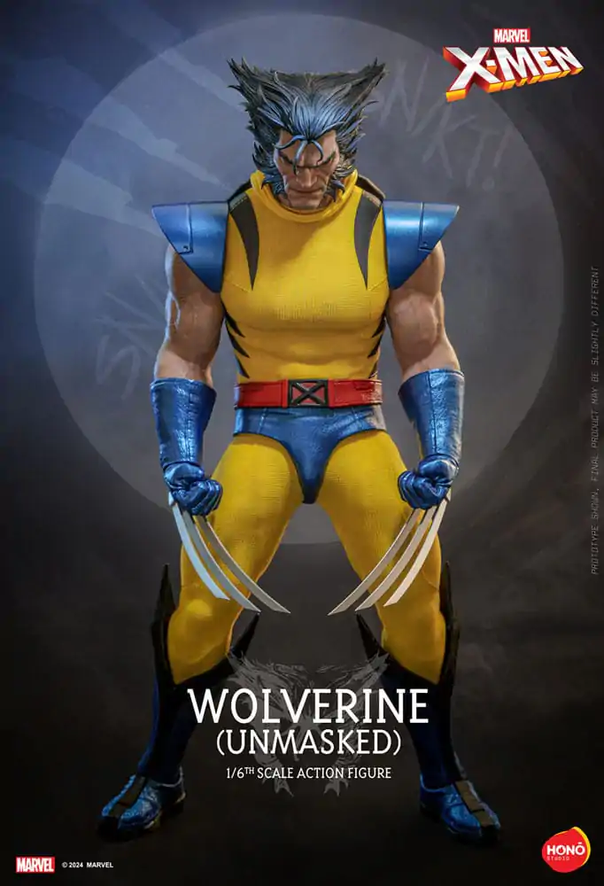 Marvel X-Men Action Figure 1/6 Wolverine (Unmasked) 28 cm termékfotó