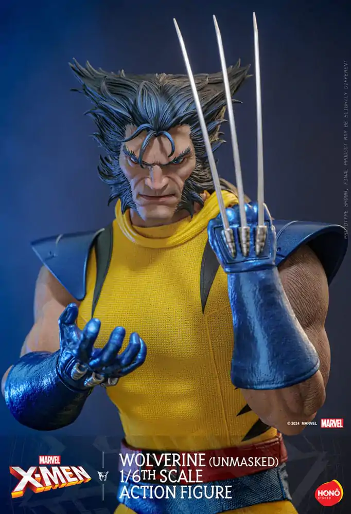 Marvel X-Men Action Figure 1/6 Wolverine (Unmasked) 28 cm termékfotó