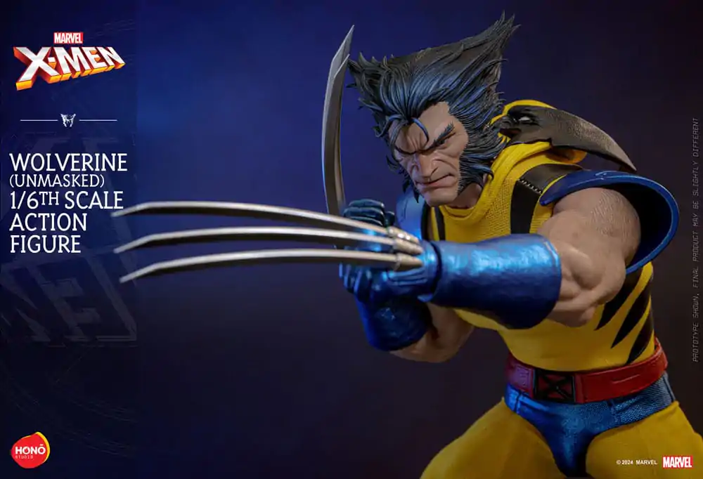 Marvel X-Men Action Figure 1/6 Wolverine (Unmasked) 28 cm termékfotó