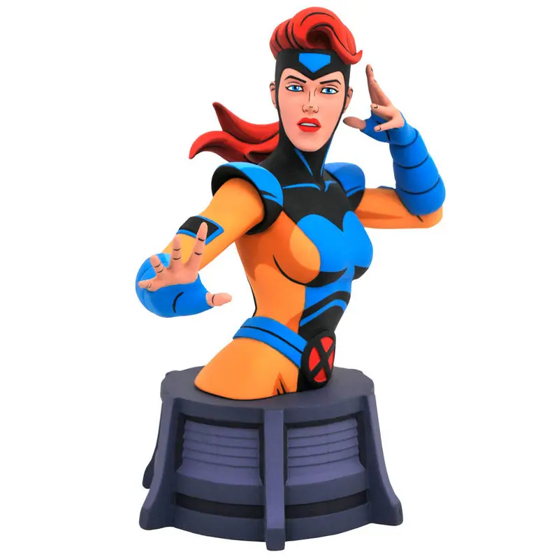 Marvel X-Men Animated Series Jean Grey mellszobor figura 15cm termékfotó