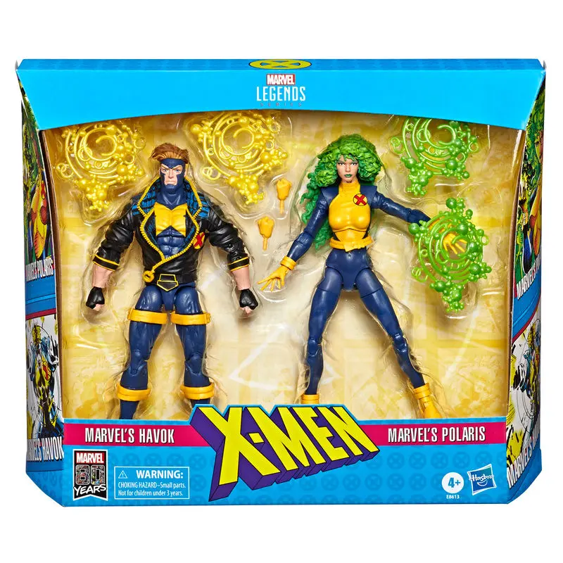 Marvel X-Men Havok & Polaris 2db-os figura csomag 15cm termékfotó