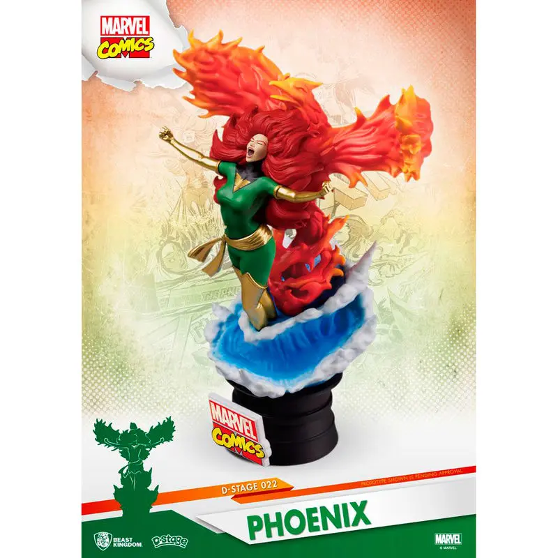 Marvel X-Men Jean Grey Phoenix diorama figura 15cm termékfotó