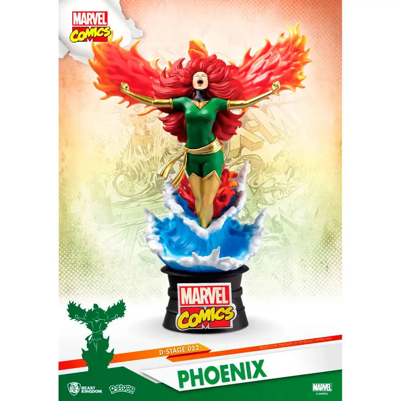 Marvel X-Men Jean Grey Phoenix diorama figura 15cm termékfotó