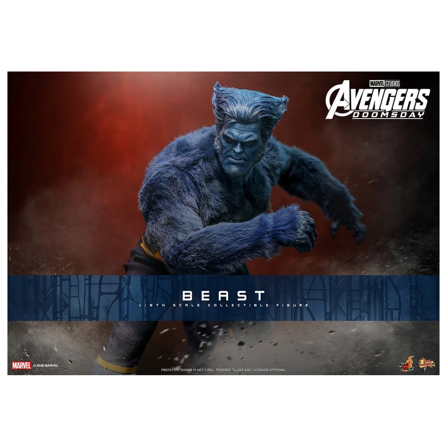 Marvel X-Men Movie Masterpiece akciófigura 1/6 Beast (Collector Edition) 33 cm termékfotó
