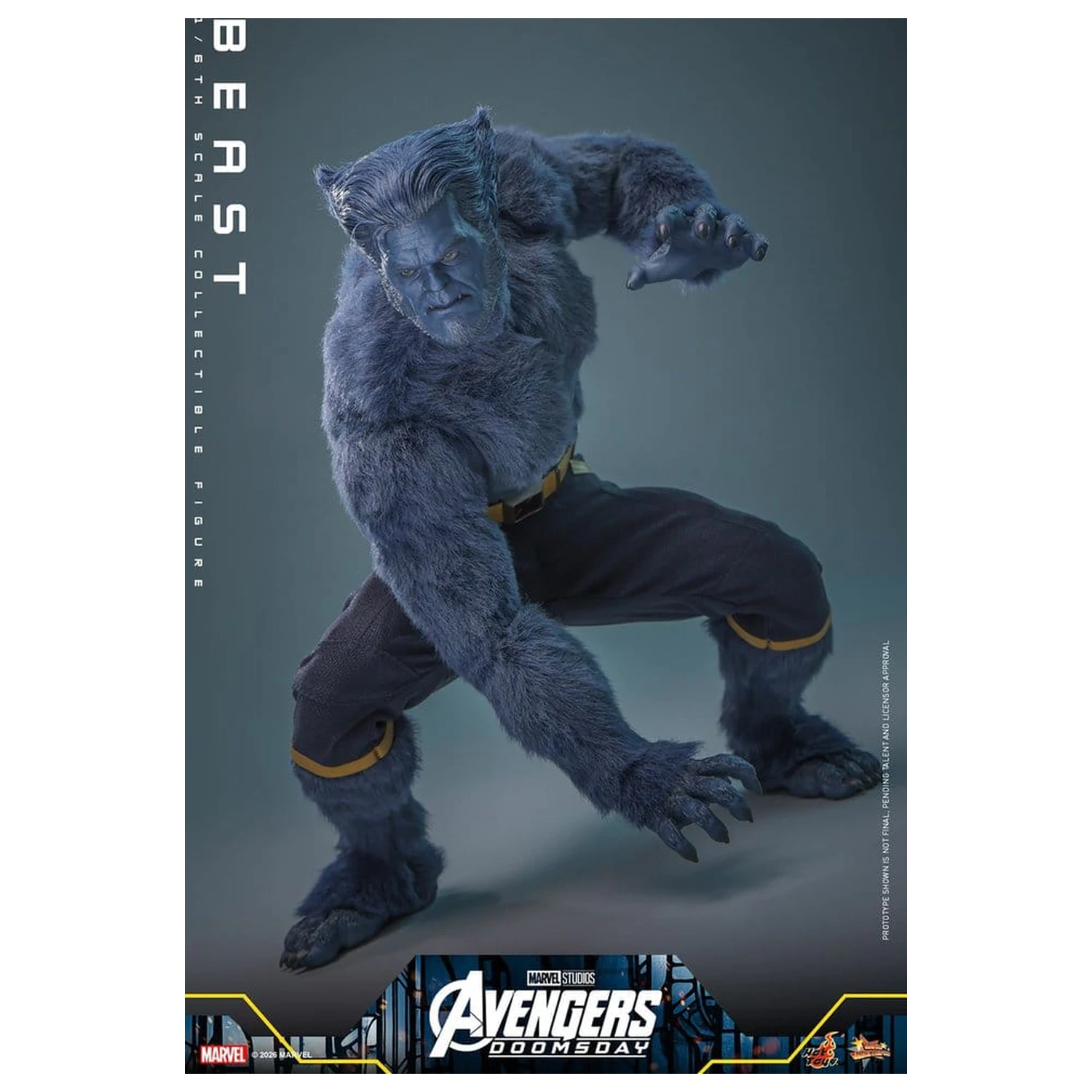 Marvel X-Men Movie Masterpiece akciófigura 1/6 Beast (Collector Edition) 33 cm termékfotó