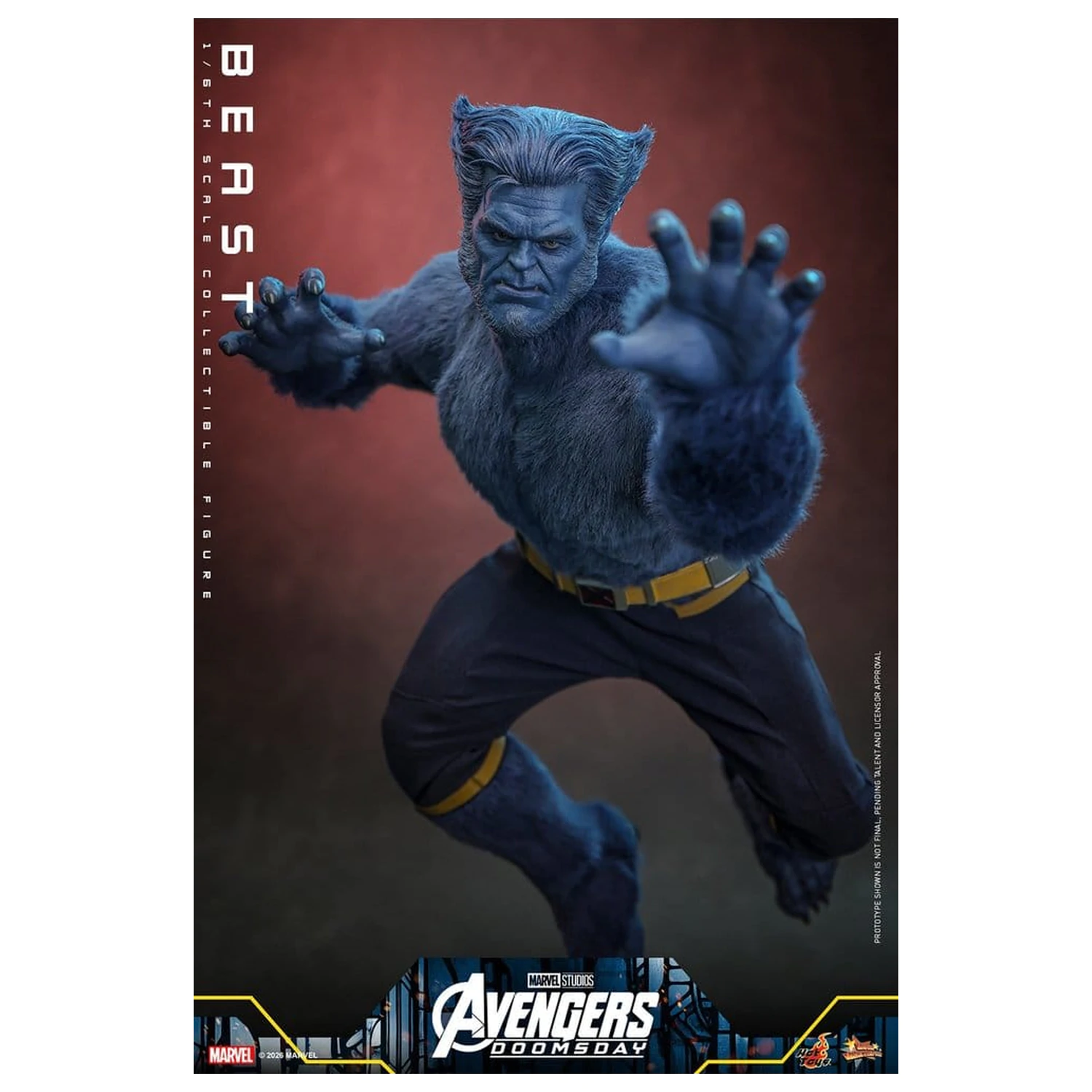 Marvel X-Men Movie Masterpiece akciófigura 1/6 Beast (Collector Edition) 33 cm termékfotó