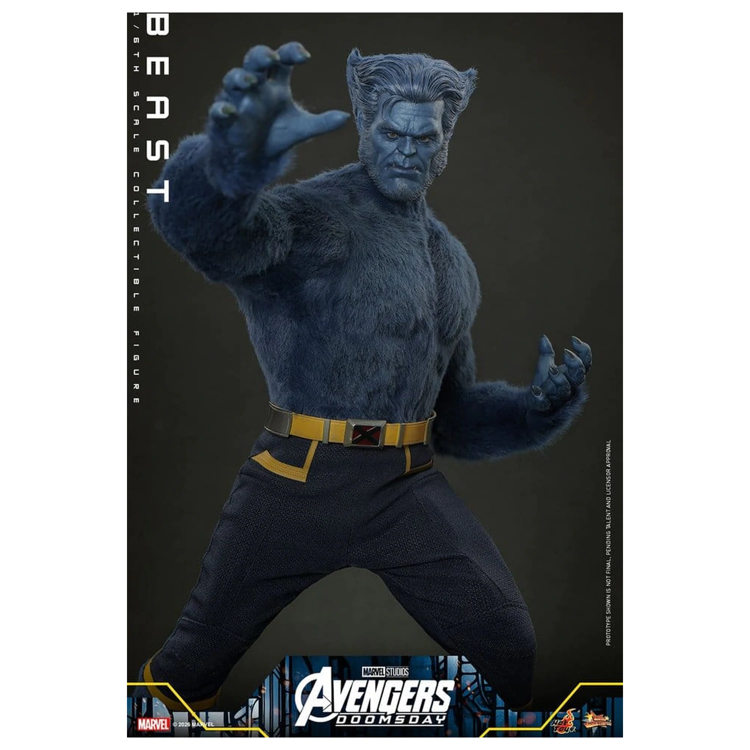 Marvel X-Men Movie Masterpiece akciófigura 1/6 Beast (Collector Edition) 33 cm termékfotó