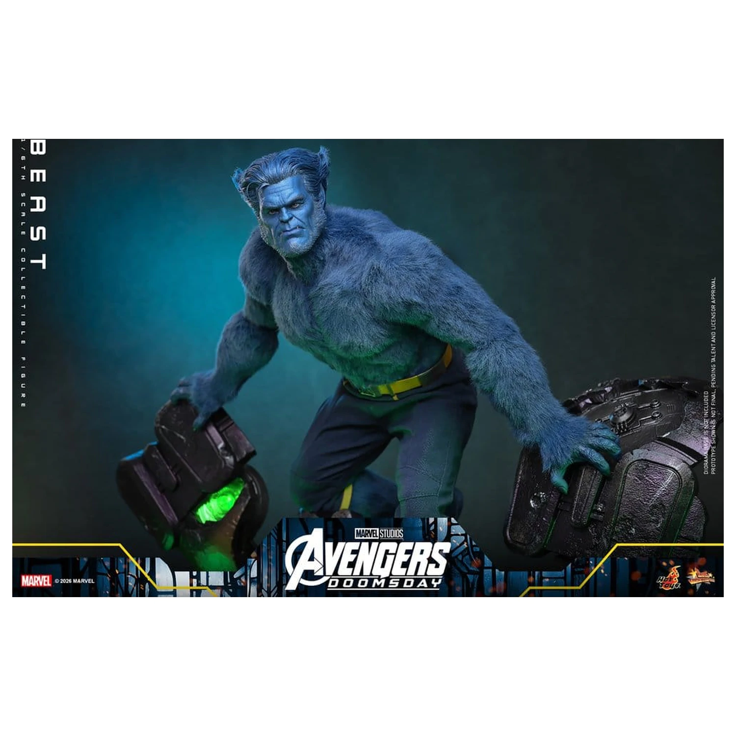 Marvel X-Men Movie Masterpiece akciófigura 1/6 Beast (Collector Edition) 33 cm termékfotó