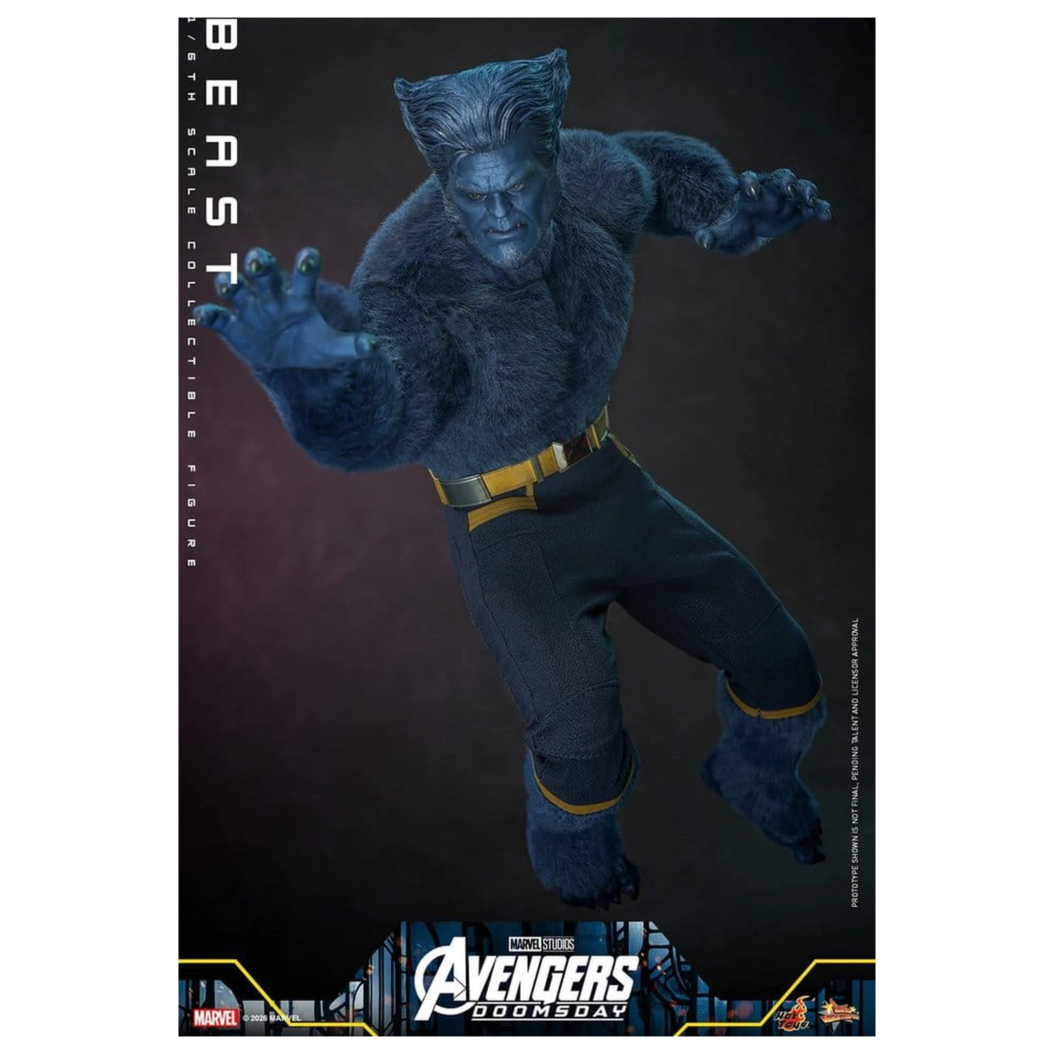 Marvel X-Men Movie Masterpiece akciófigura 1/6 Beast (Collector Edition) 33 cm termékfotó