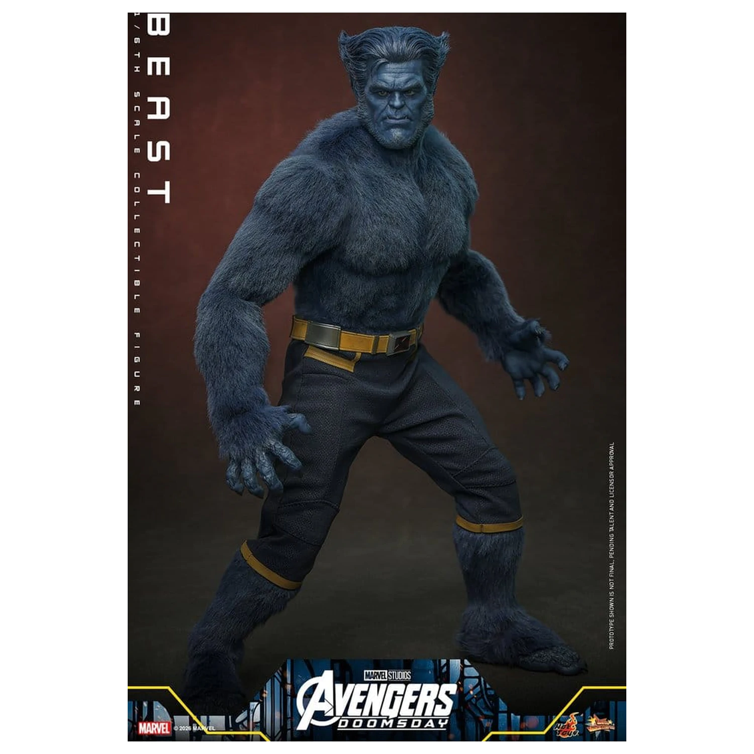 Marvel X-Men Movie Masterpiece akciófigura 1/6 Beast (Collector Edition) 33 cm termékfotó
