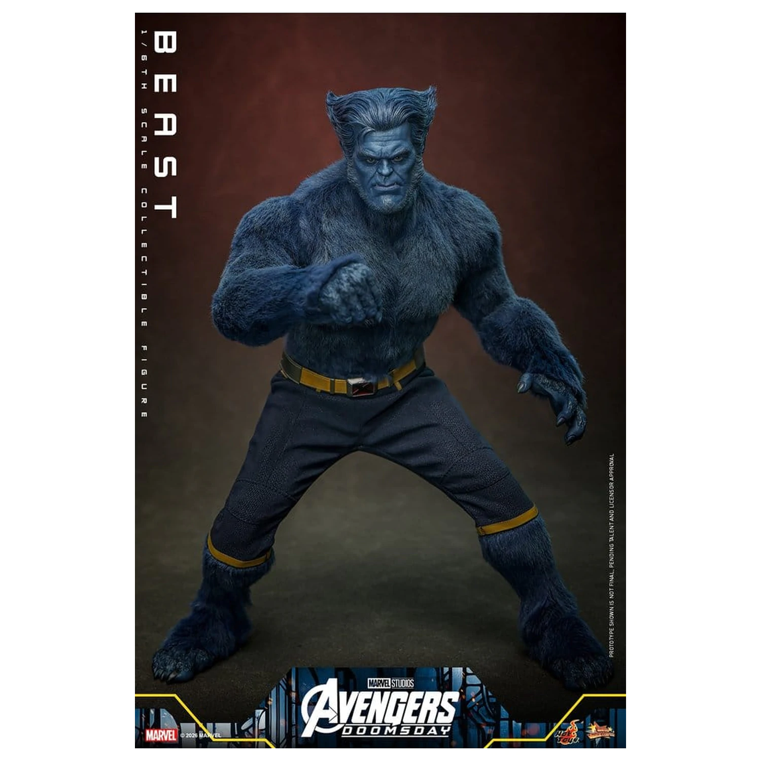 Marvel X-Men Movie Masterpiece akciófigura 1/6 Beast (Collector Edition) 33 cm termékfotó