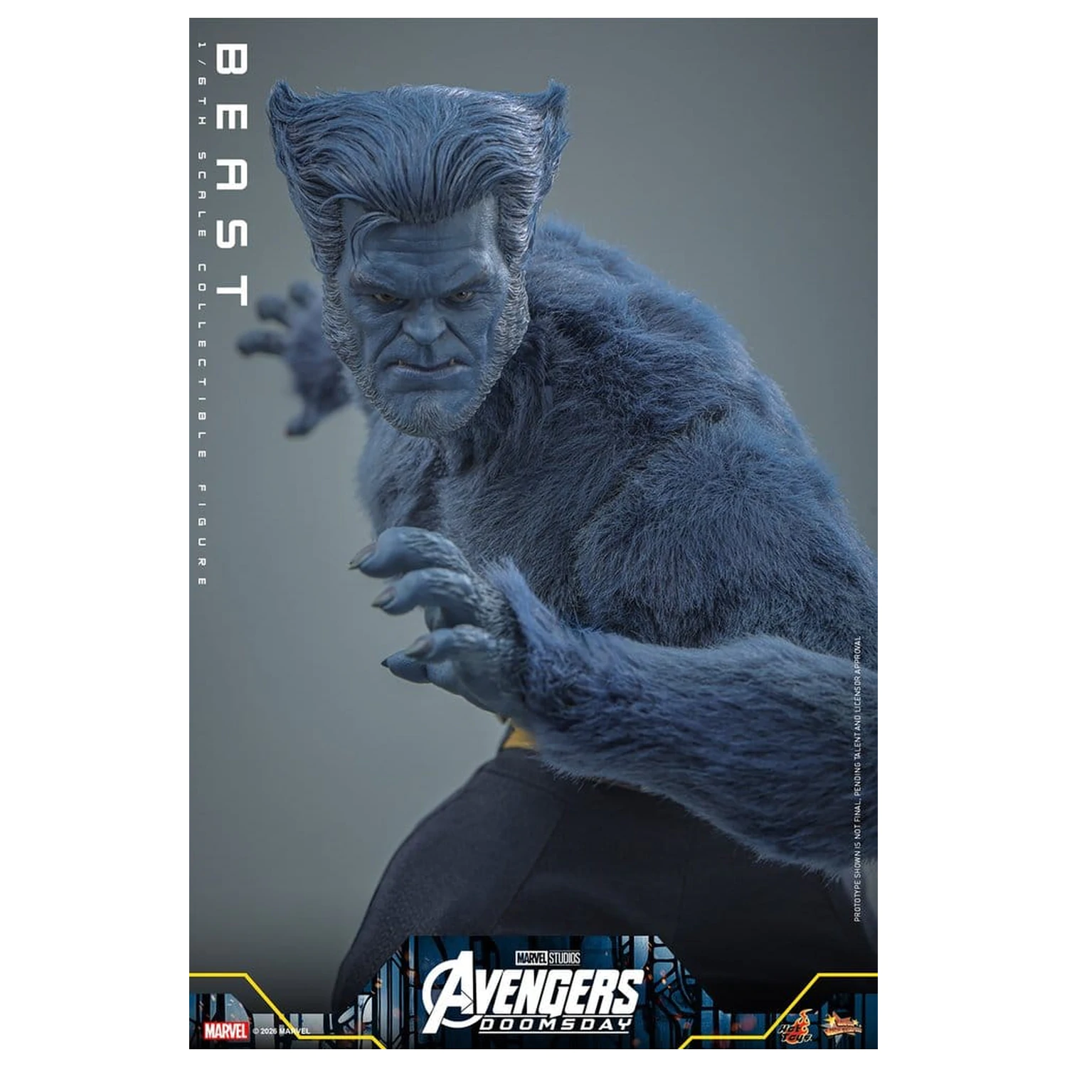 Marvel X-Men Movie Masterpiece akciófigura 1/6 Beast (Collector Edition) 33 cm termékfotó