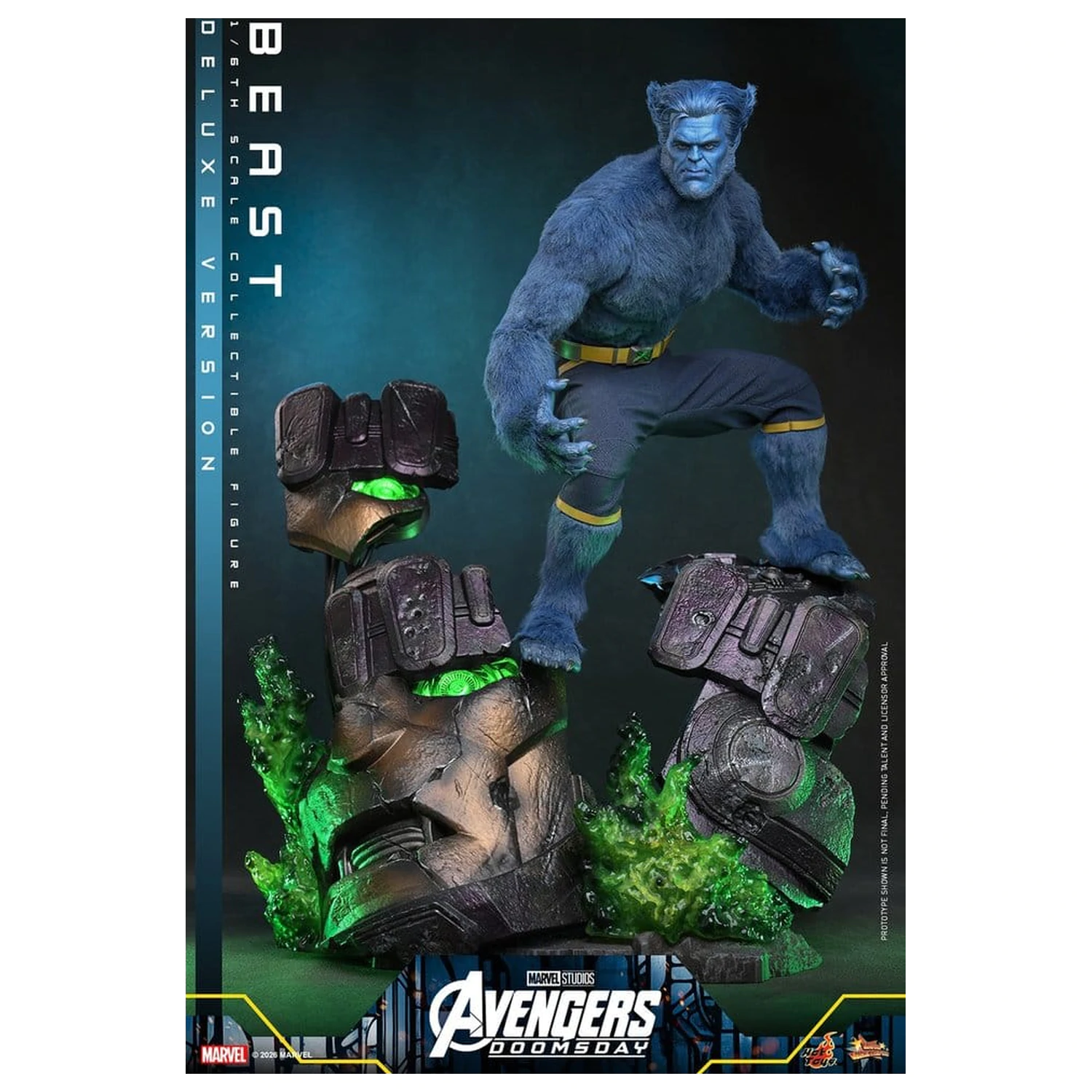 Marvel X-Men Movie Masterpiece akciófigura 1/6 Beast (Deluxe Version) 33 cm termékfotó