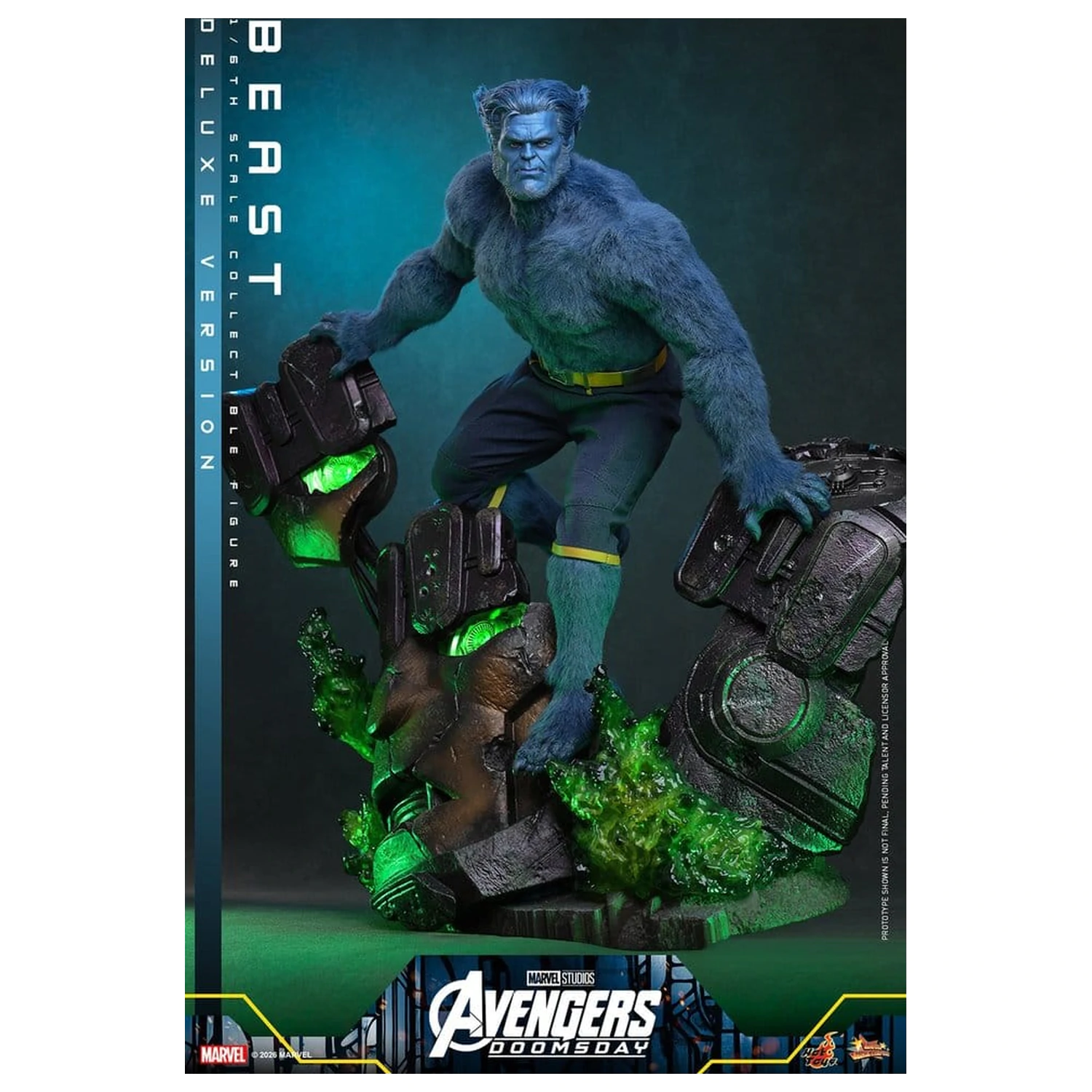 Marvel X-Men Movie Masterpiece akciófigura 1/6 Beast (Deluxe Version) 33 cm termékfotó
