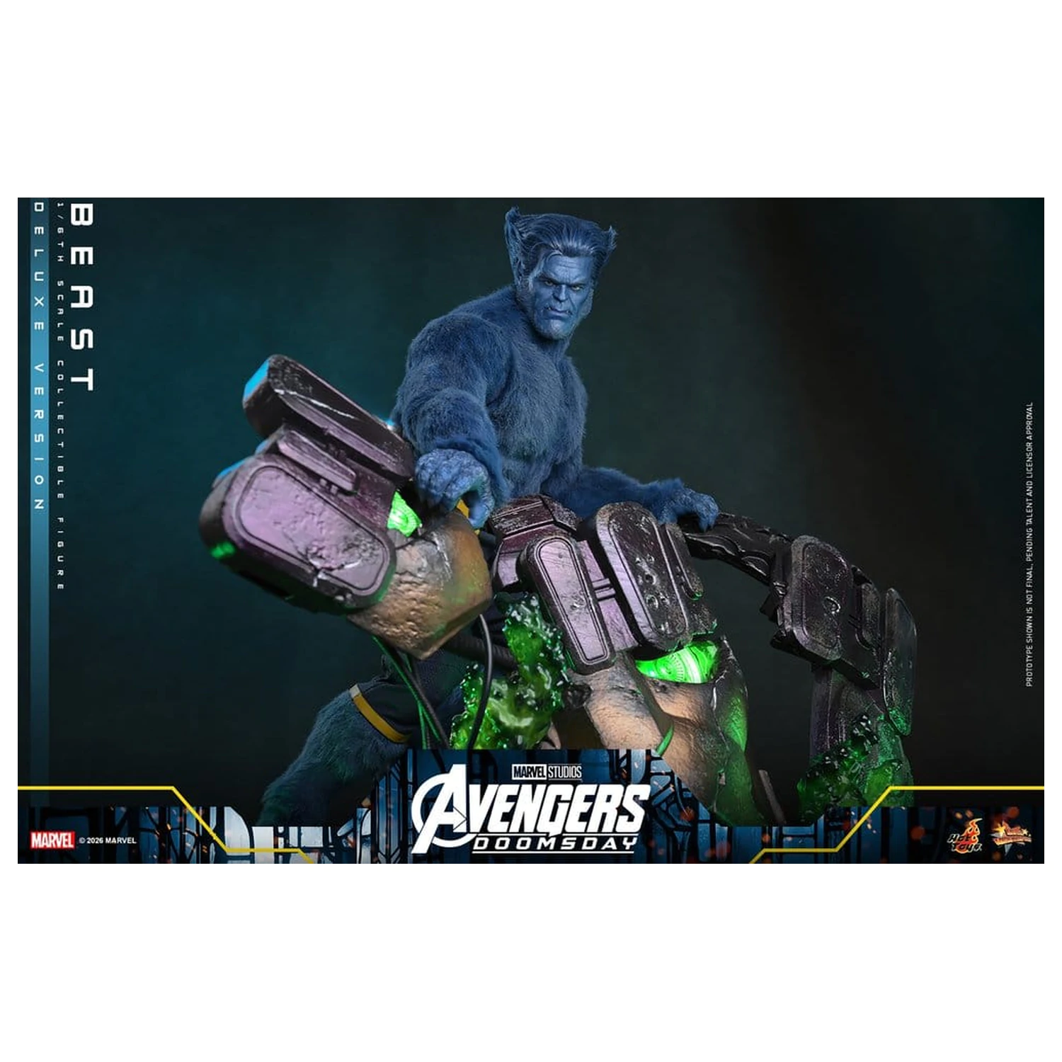 Marvel X-Men Movie Masterpiece akciófigura 1/6 Beast (Deluxe Version) 33 cm termékfotó