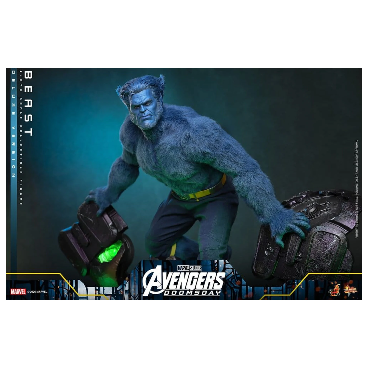 Marvel X-Men Movie Masterpiece akciófigura 1/6 Beast (Deluxe Version) 33 cm termékfotó