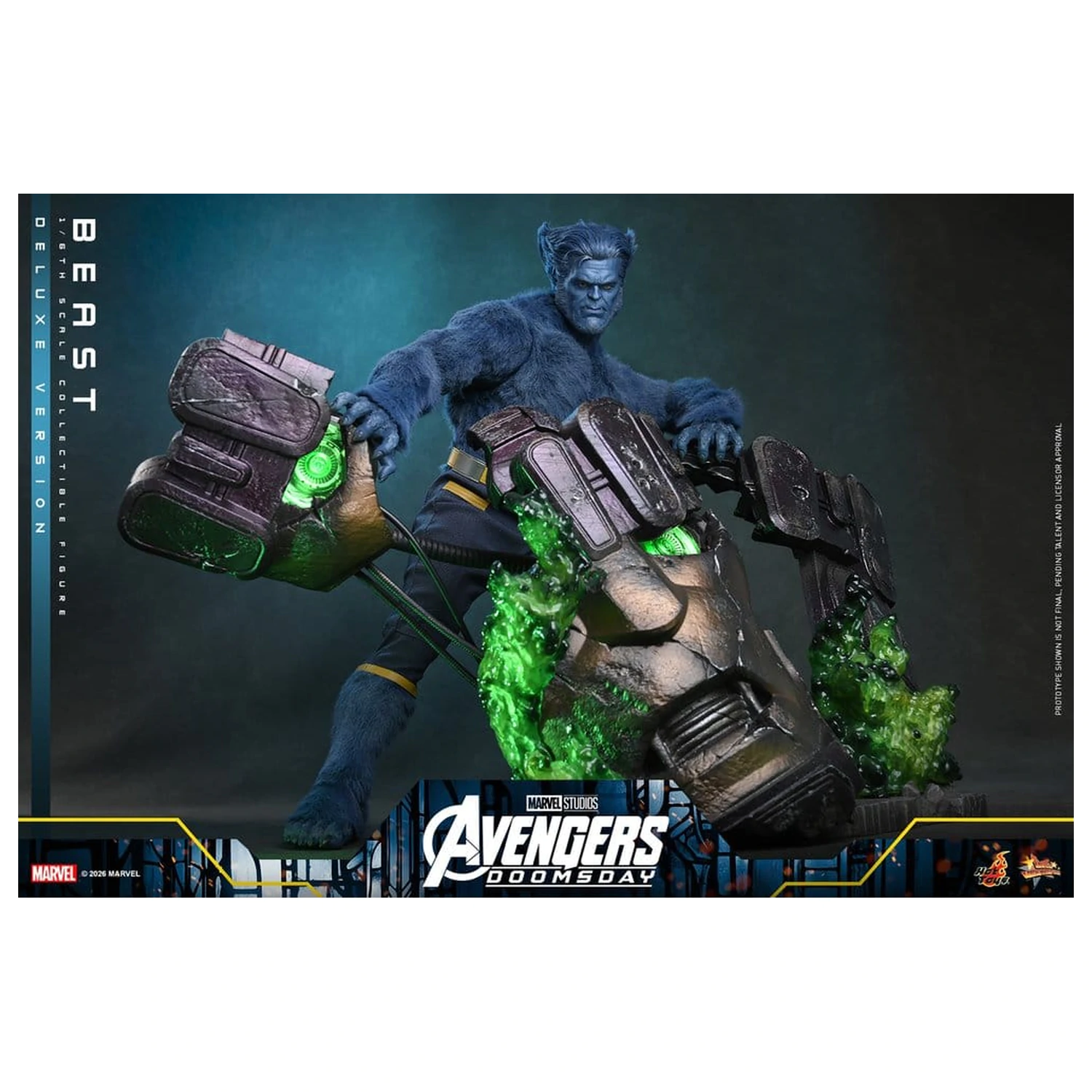 Marvel X-Men Movie Masterpiece akciófigura 1/6 Beast (Deluxe Version) 33 cm termékfotó