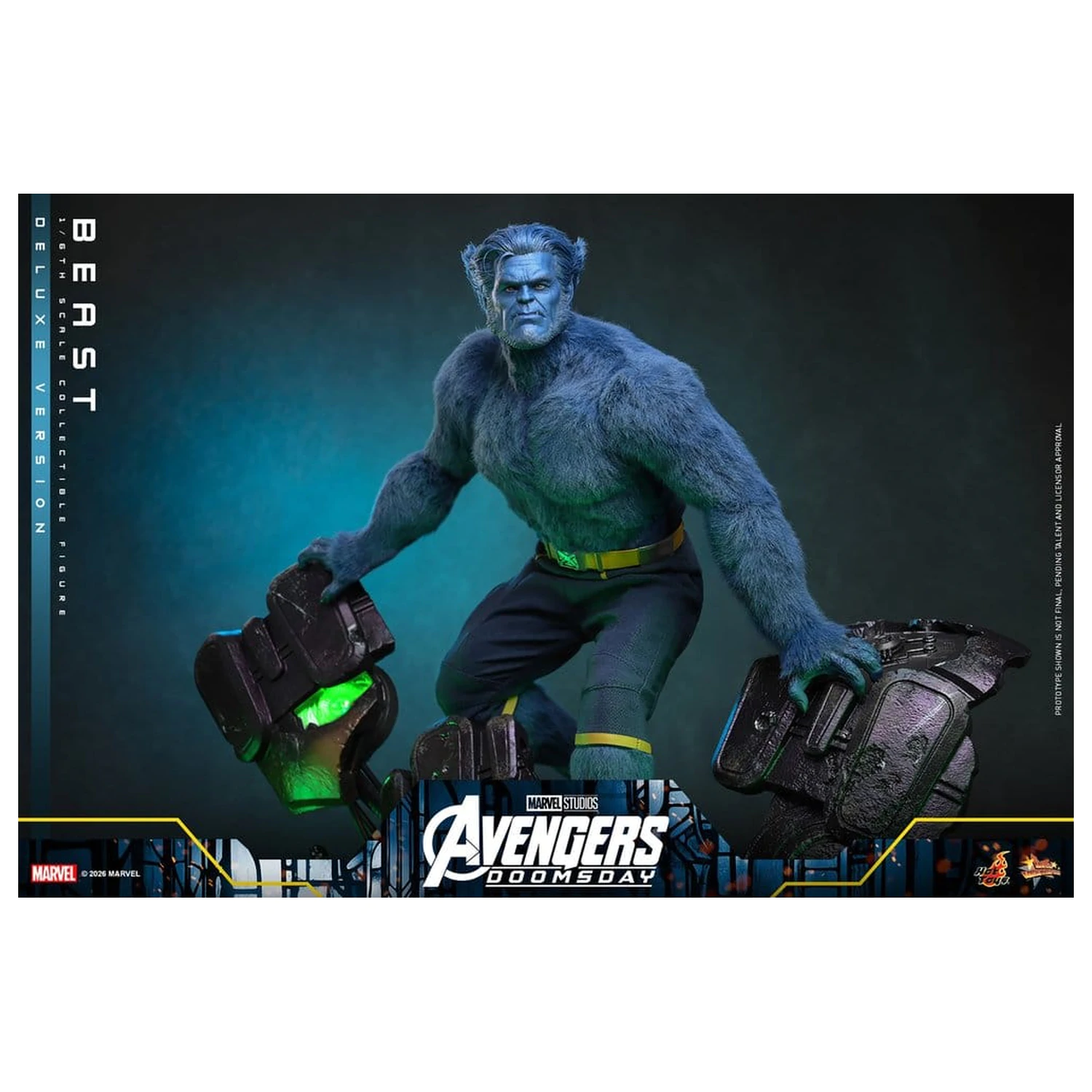 Marvel X-Men Movie Masterpiece akciófigura 1/6 Beast (Deluxe Version) 33 cm termékfotó