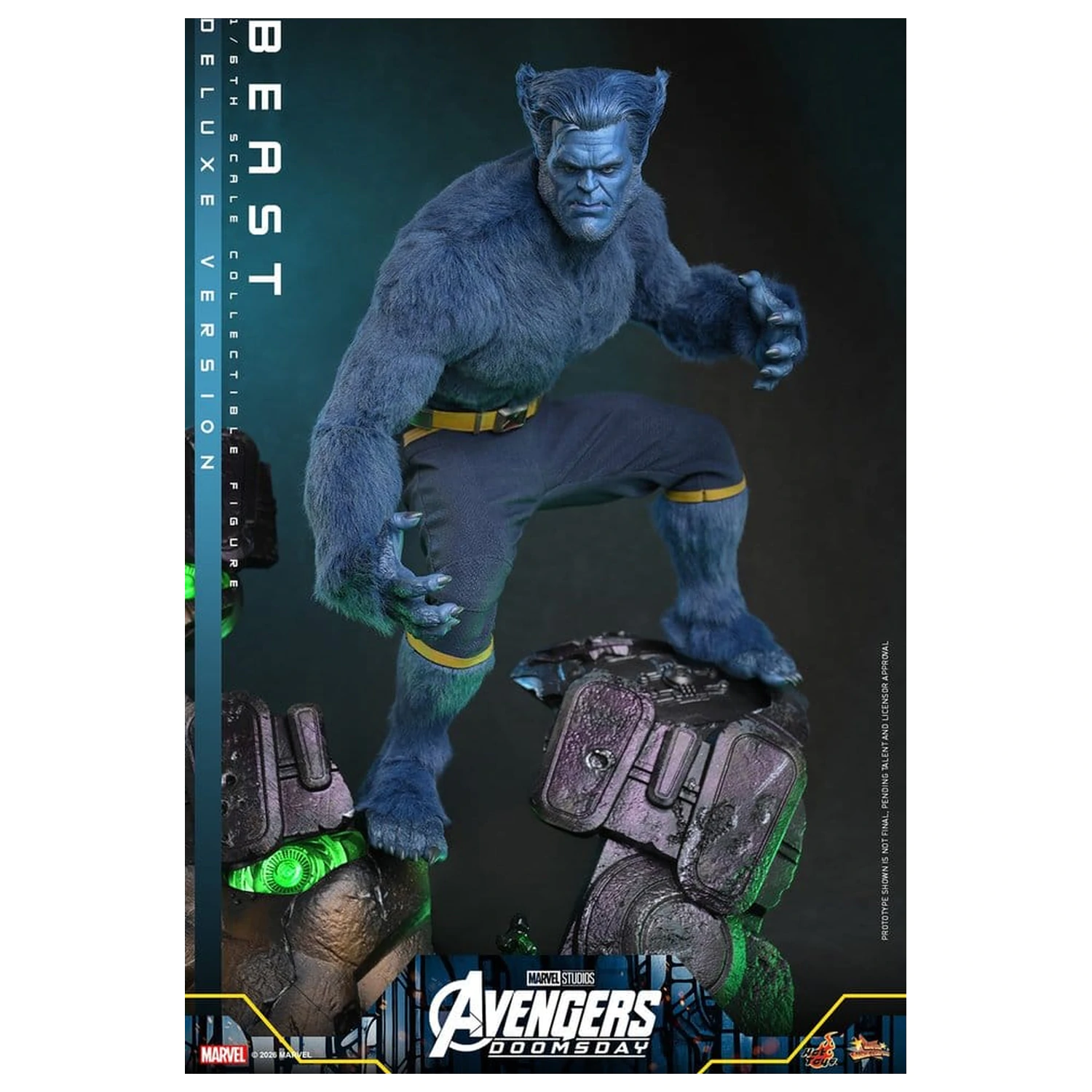 Marvel X-Men Movie Masterpiece akciófigura 1/6 Beast (Deluxe Version) 33 cm termékfotó