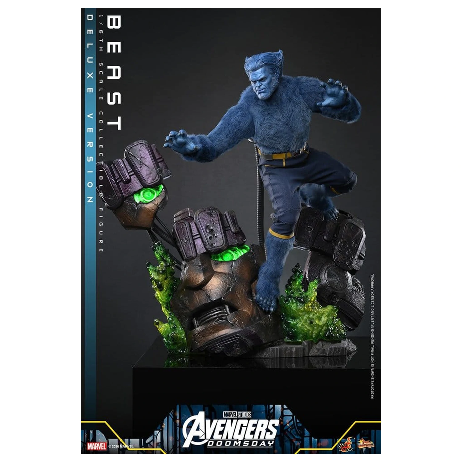 Marvel X-Men Movie Masterpiece akciófigura 1/6 Beast (Deluxe Version) 33 cm termékfotó