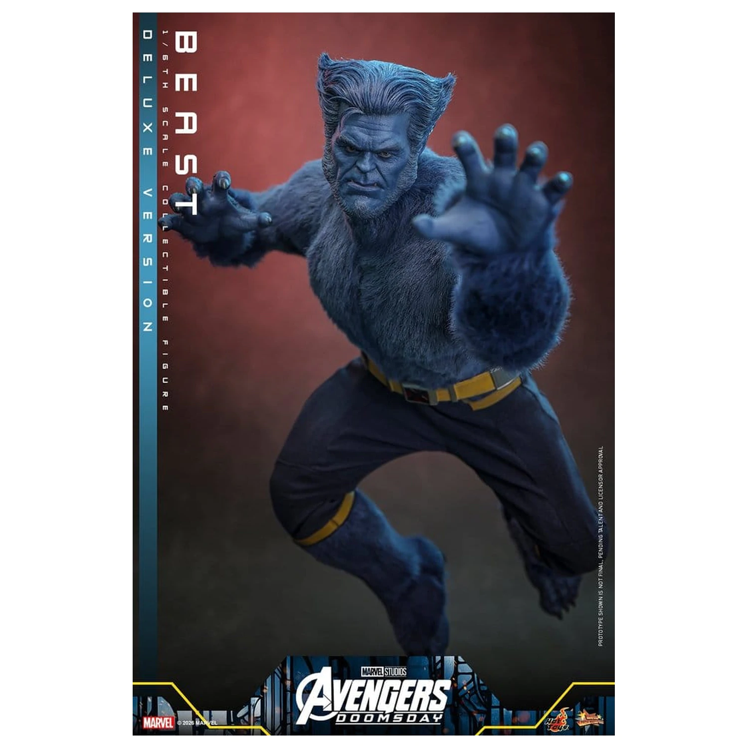 Marvel X-Men Movie Masterpiece akciófigura 1/6 Beast (Deluxe Version) 33 cm termékfotó
