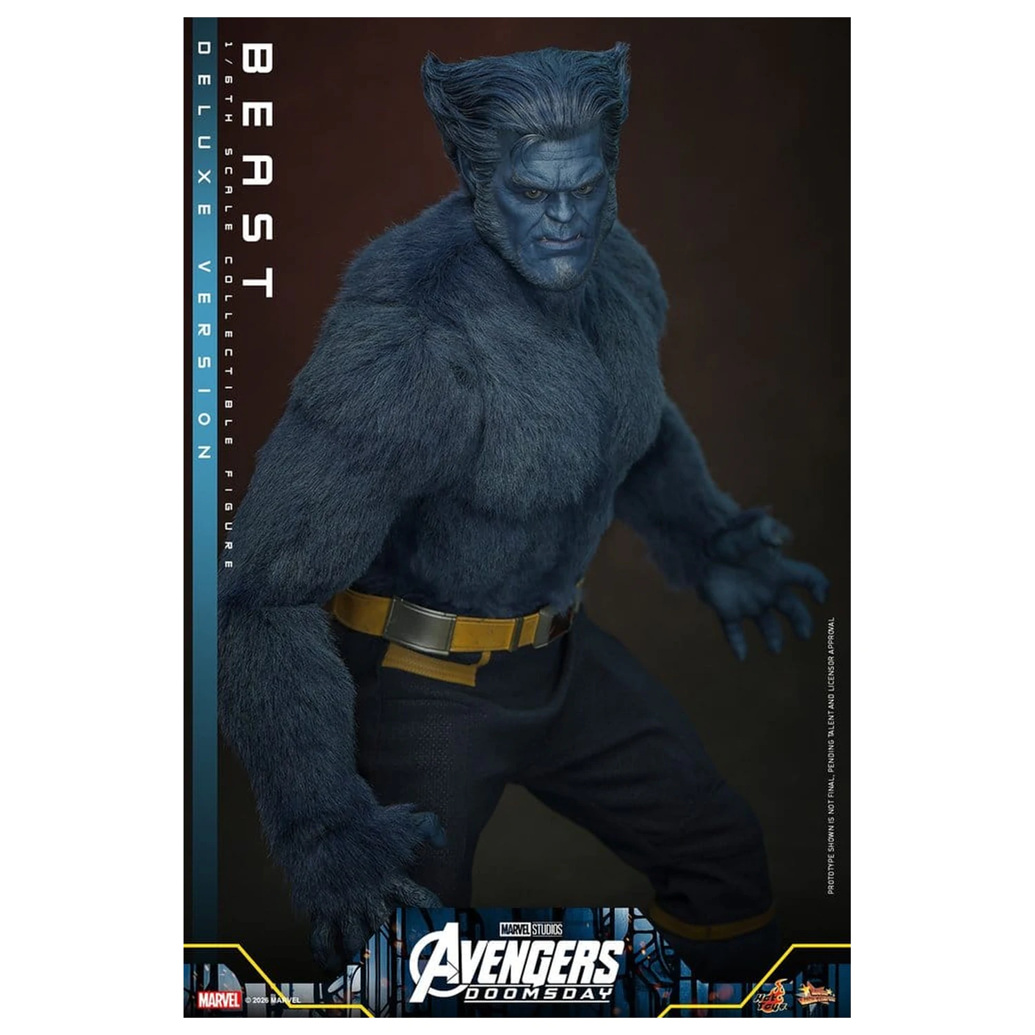 Marvel X-Men Movie Masterpiece akciófigura 1/6 Beast (Deluxe Version) 33 cm termékfotó