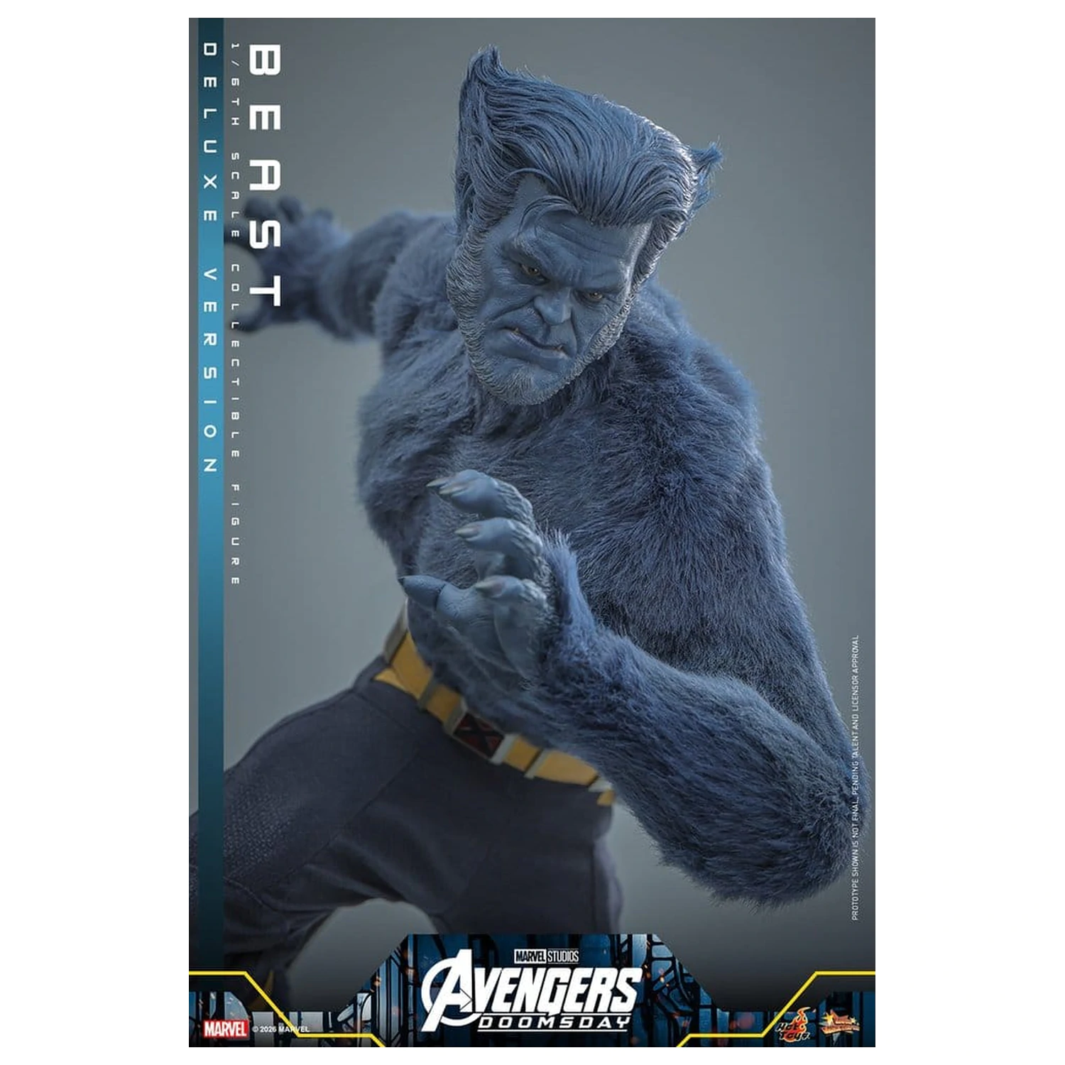 Marvel X-Men Movie Masterpiece akciófigura 1/6 Beast (Deluxe Version) 33 cm termékfotó
