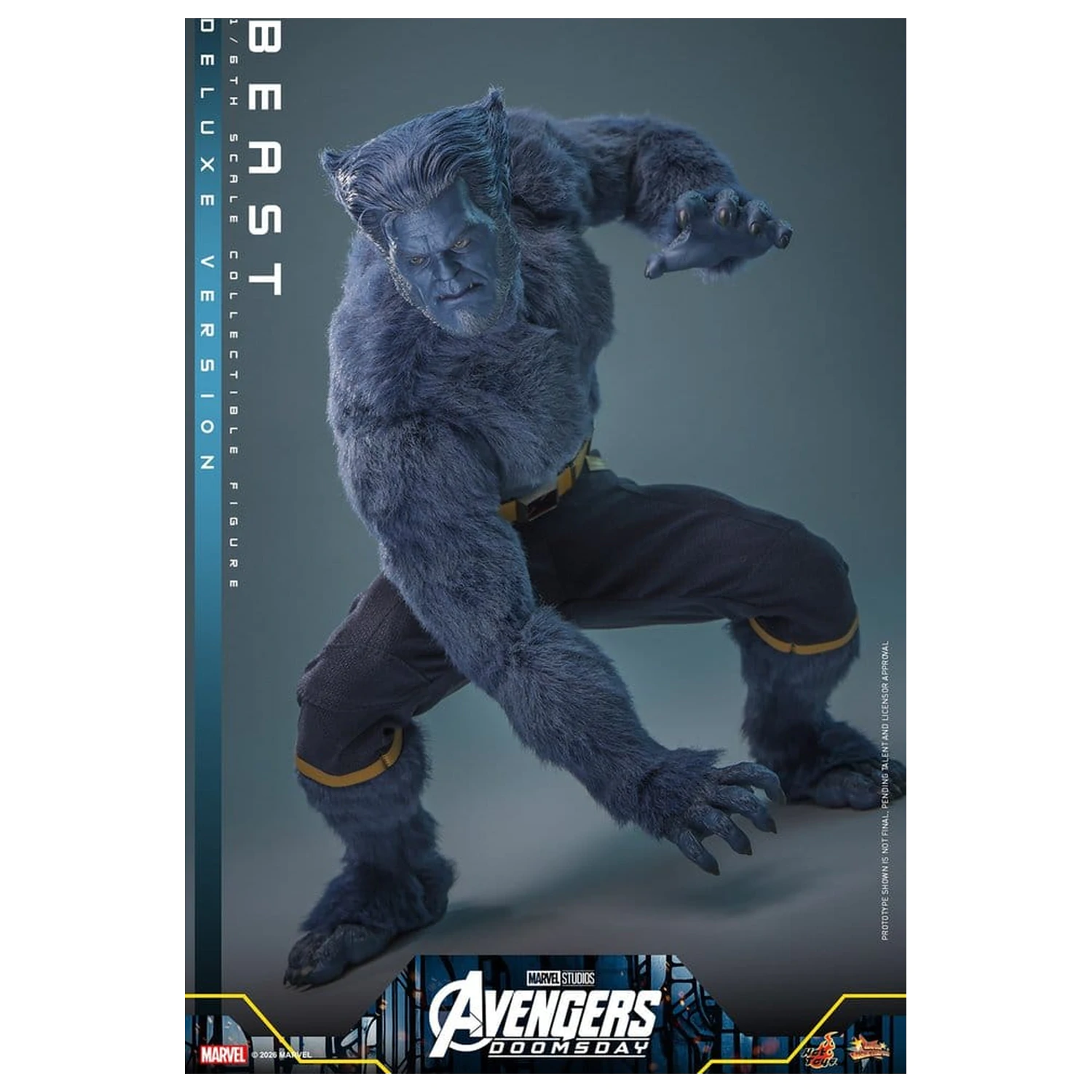 Marvel X-Men Movie Masterpiece akciófigura 1/6 Beast (Deluxe Version) 33 cm termékfotó