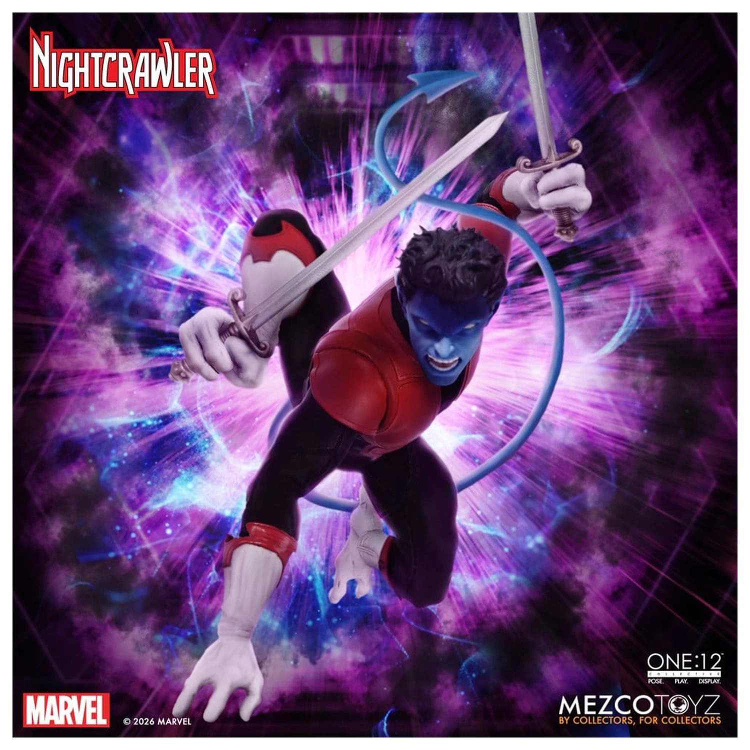 Marvel X-Men One:12 Collective akciófigura 1/12 Nightcrawler 16 cm termékfotó
