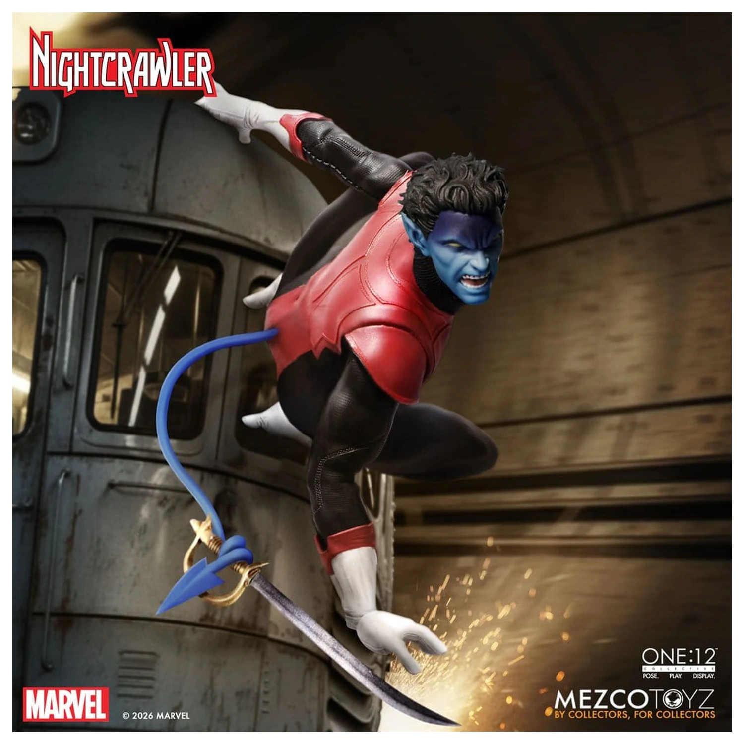 Marvel X-Men One:12 Collective akciófigura 1/12 Nightcrawler 16 cm termékfotó