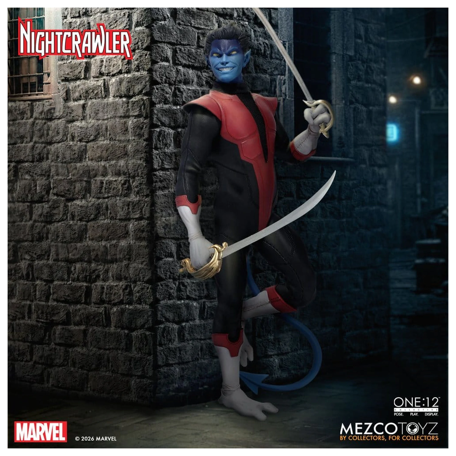 Marvel X-Men One:12 Collective akciófigura 1/12 Nightcrawler 16 cm termékfotó