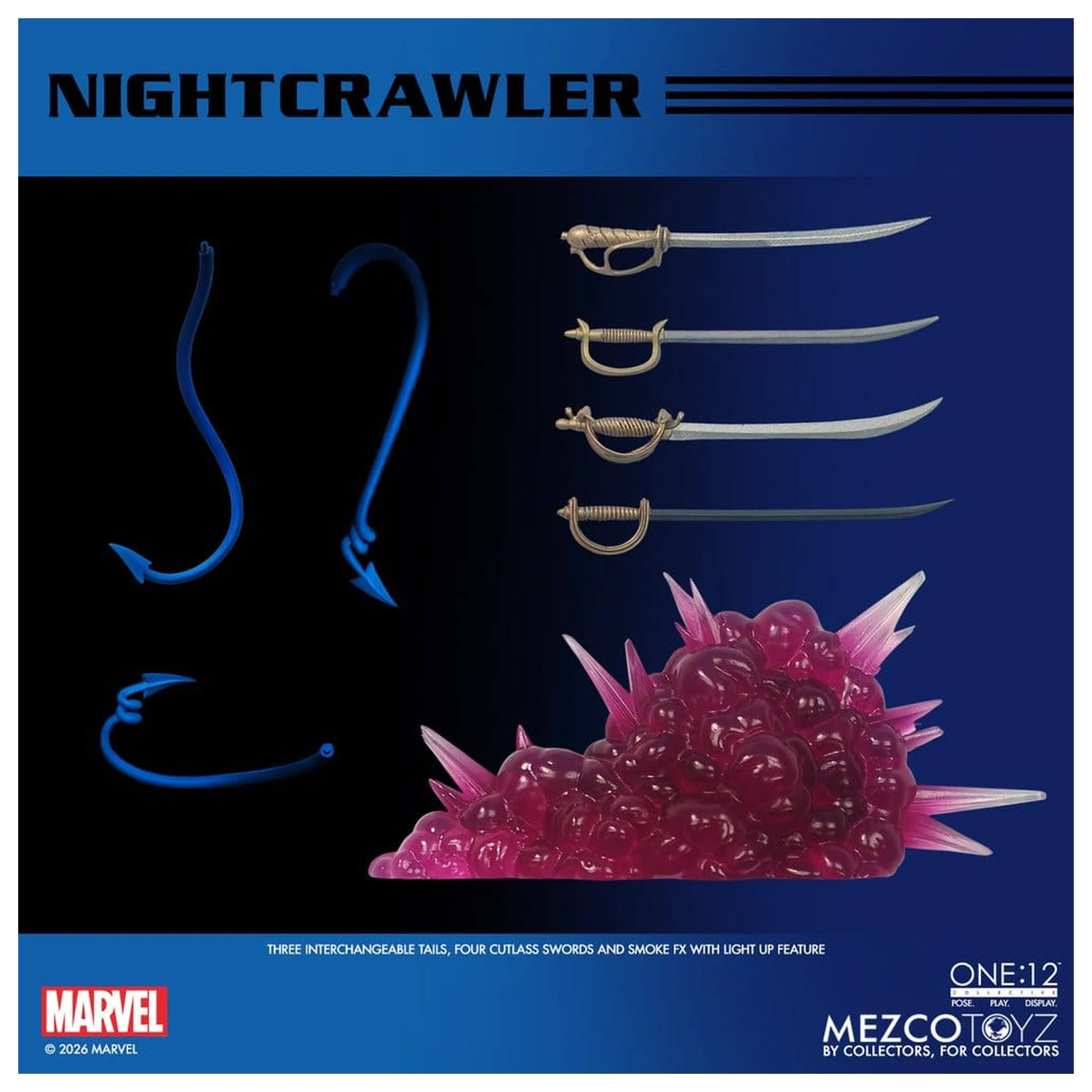 Marvel X-Men One:12 Collective akciófigura 1/12 Nightcrawler 16 cm termékfotó