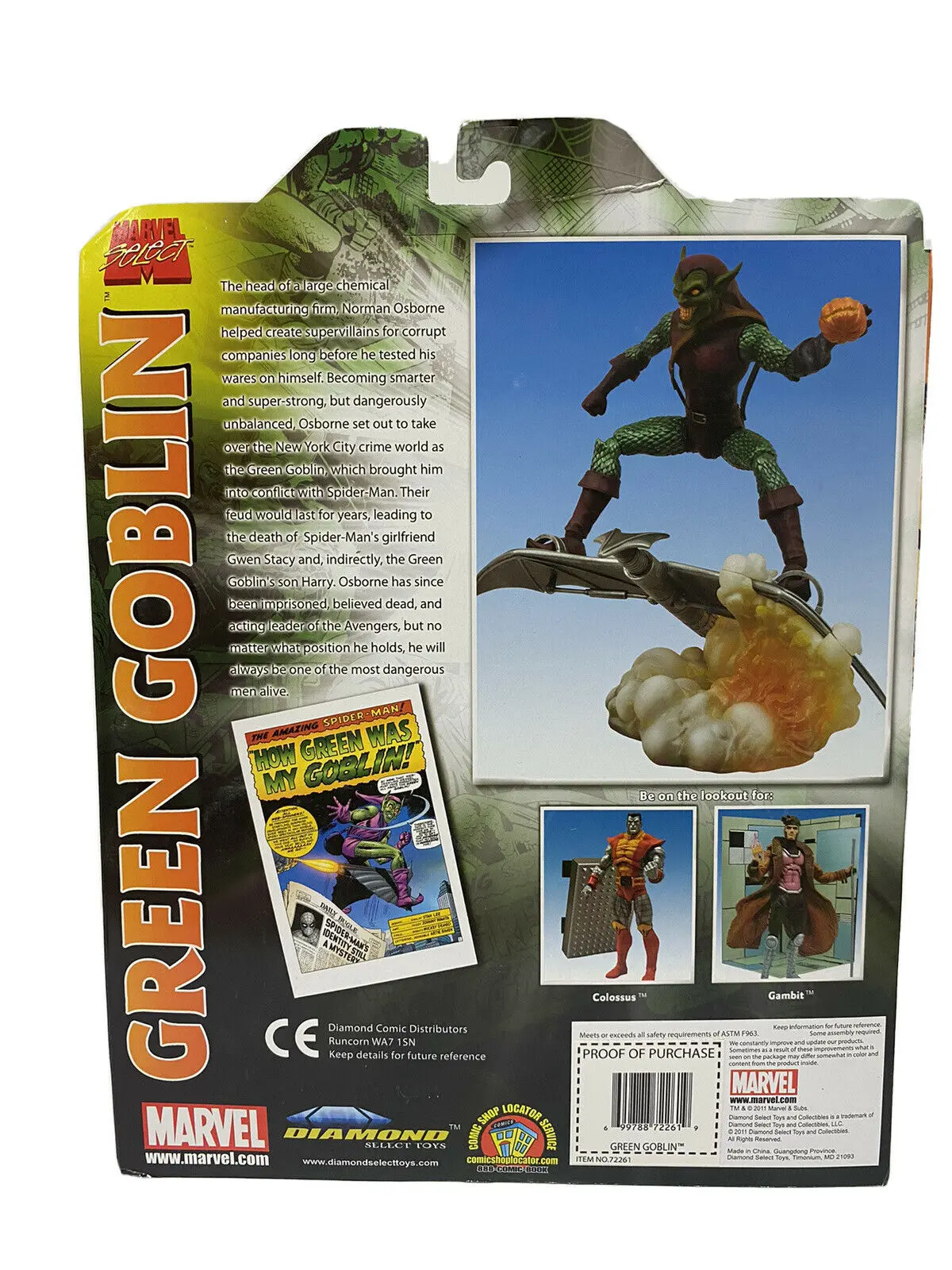 Marvel Zöld Manó diorama figura termékfotó