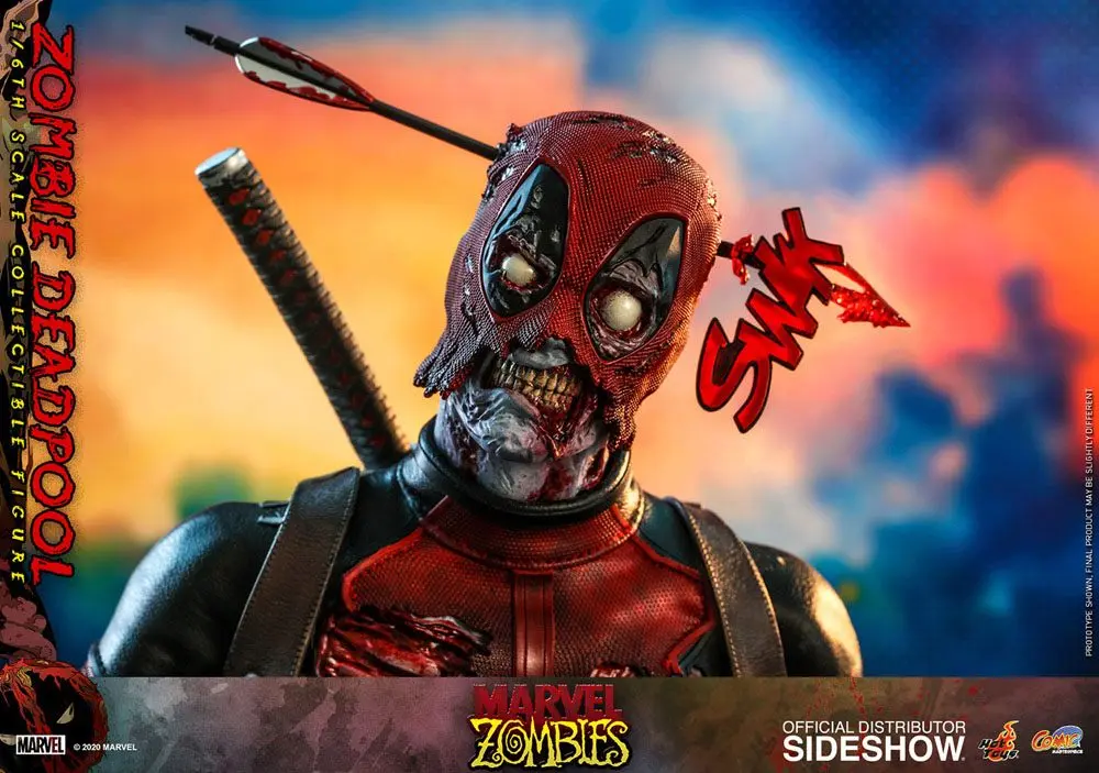 Marvel Zombies Comic Masterpiece Action Figure 1/6 Zombie Deadpool 31 cm termékfotó