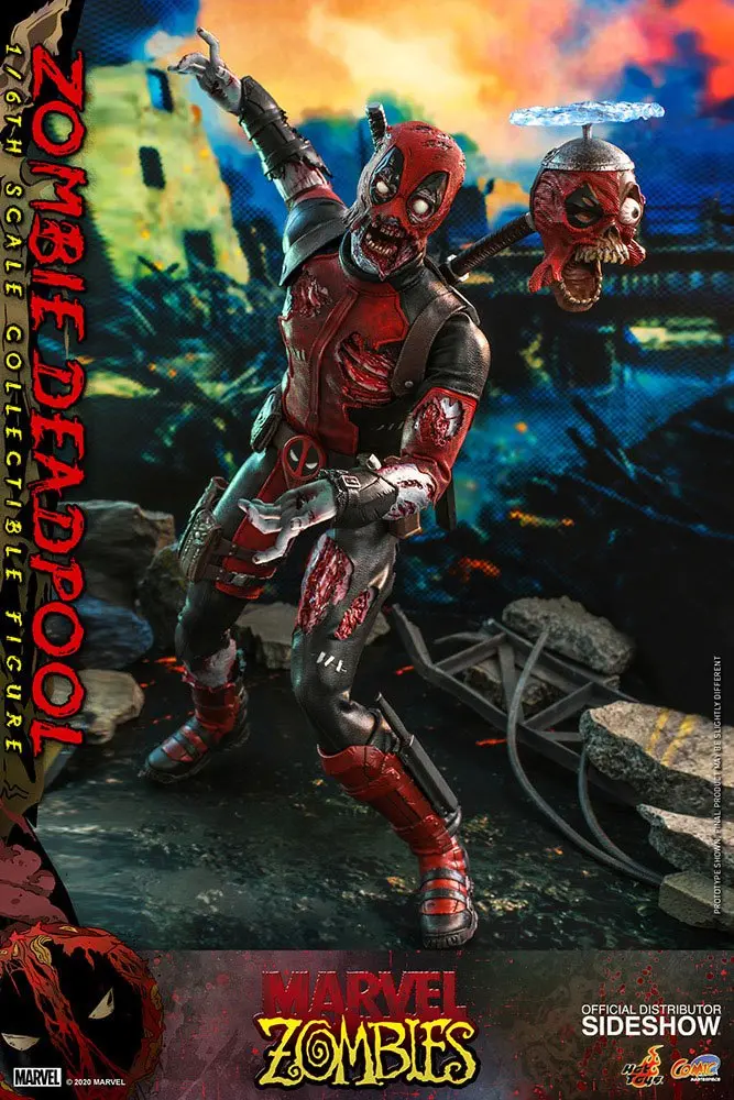 Marvel Zombies Comic Masterpiece Action Figure 1/6 Zombie Deadpool 31 cm termékfotó