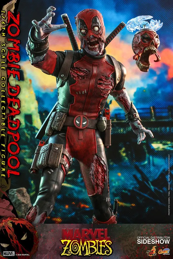 Marvel Zombies Comic Masterpiece Action Figure 1/6 Zombie Deadpool 31 cm termékfotó