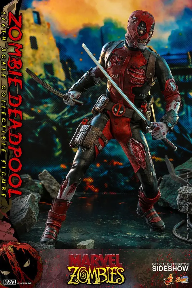 Marvel Zombies Comic Masterpiece Action Figure 1/6 Zombie Deadpool 31 cm termékfotó