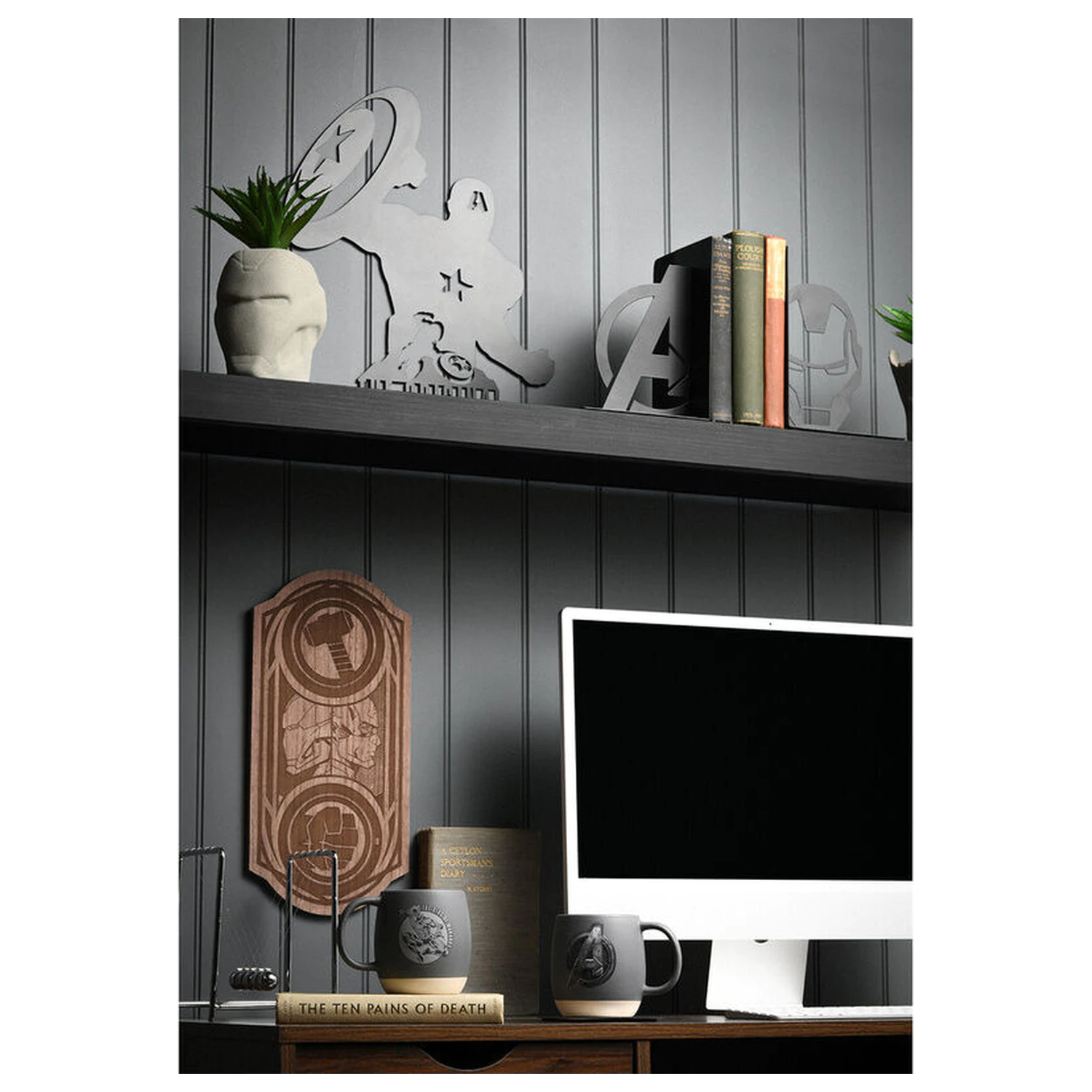 Marven Bosszúállók Iron Man fém könyvtámasz termékfotó