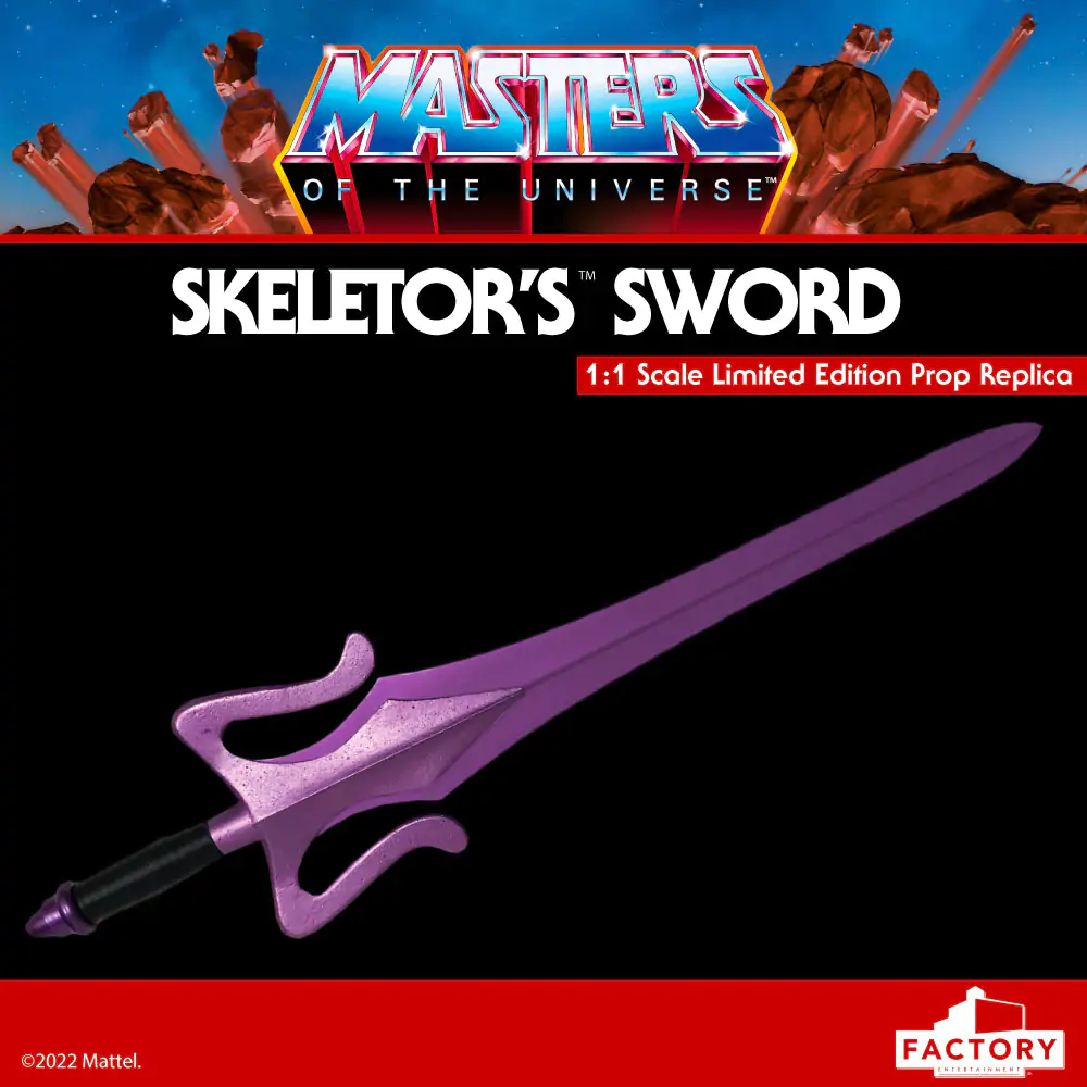 Masters of the Universe 1/1 Skeletor's Sword replika Limitált kiadás 101 cm termékfotó