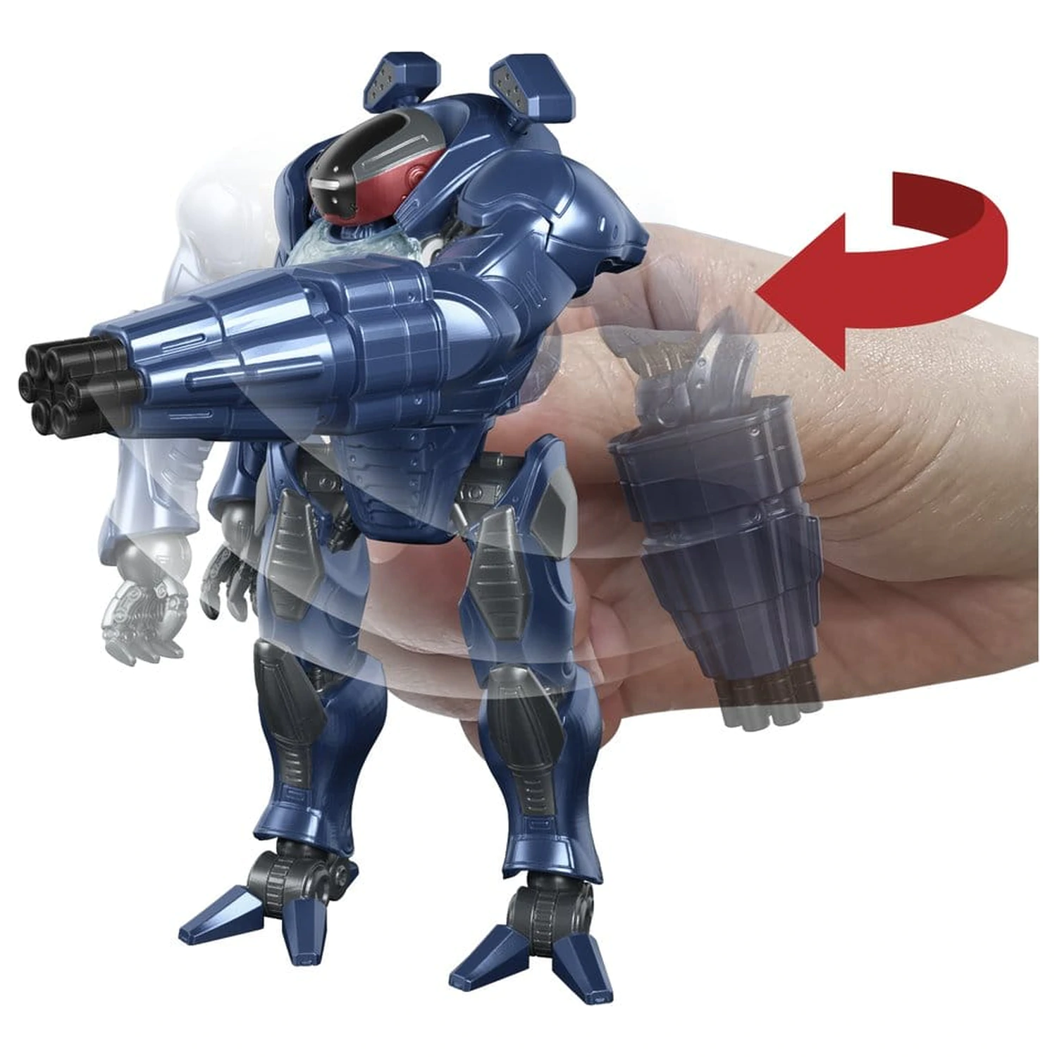 Masters of the Universe 2026 Movie Feature Combat Ready Roboto akciófigura 14 cm termékfotó
