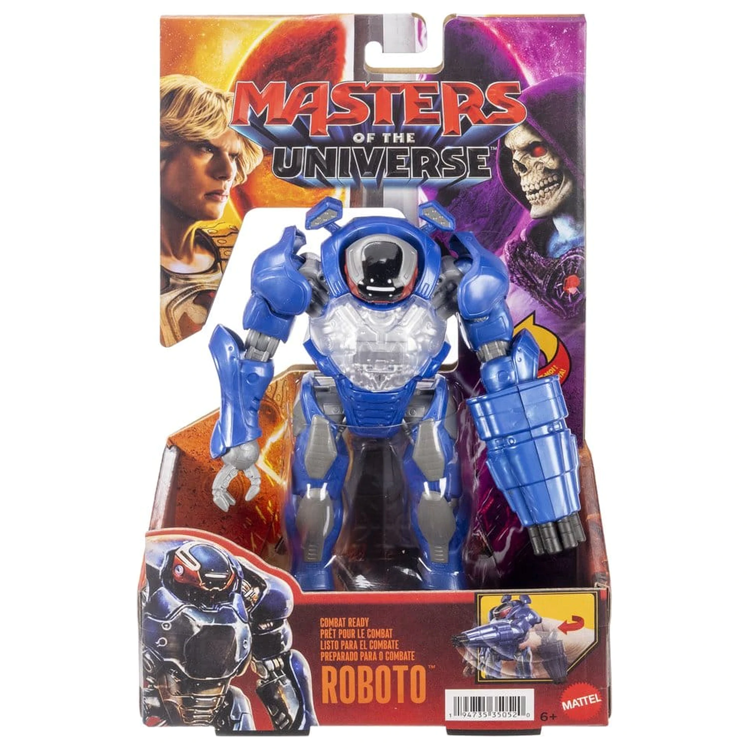 Masters of the Universe 2026 Movie Feature Combat Ready Roboto akciófigura 14 cm termékfotó