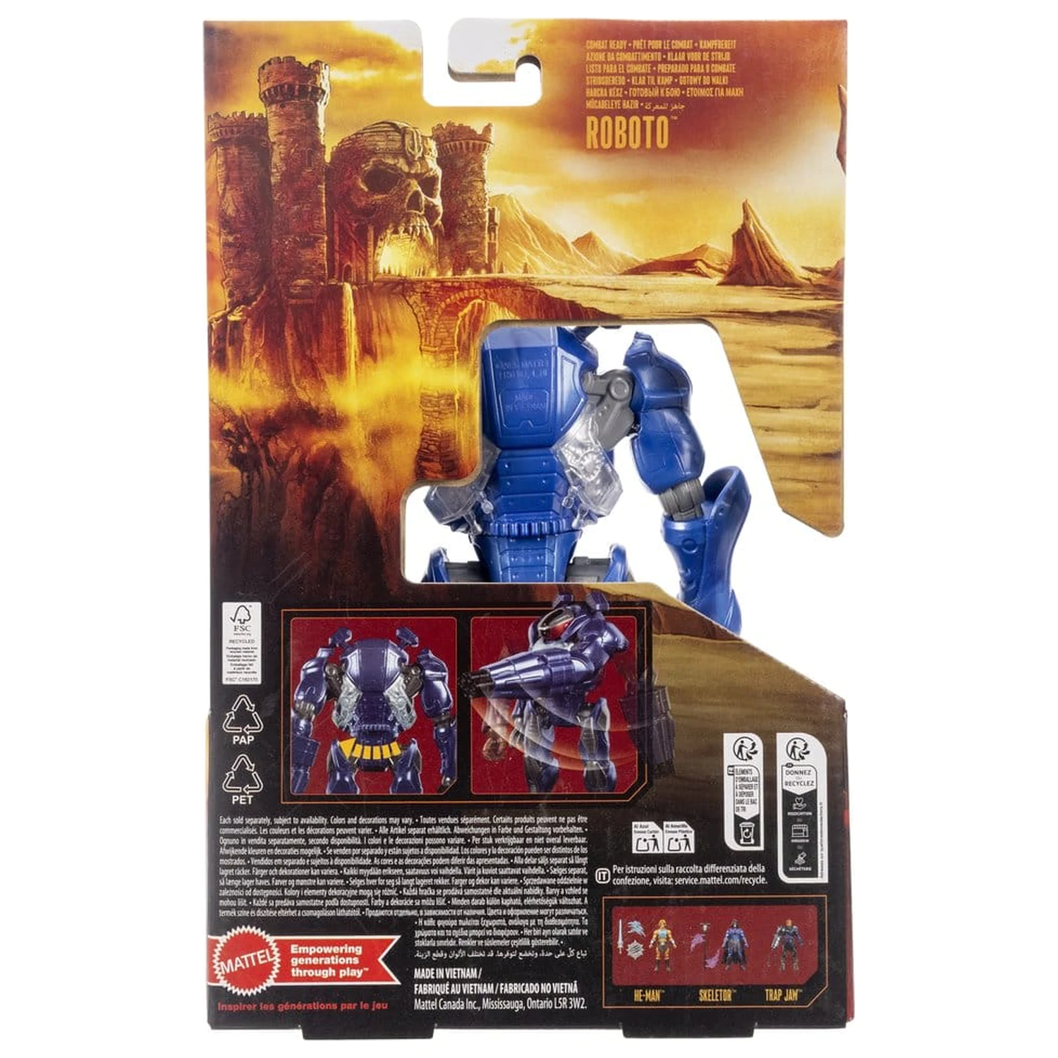 Masters of the Universe 2026 Movie Feature Combat Ready Roboto akciófigura 14 cm termékfotó