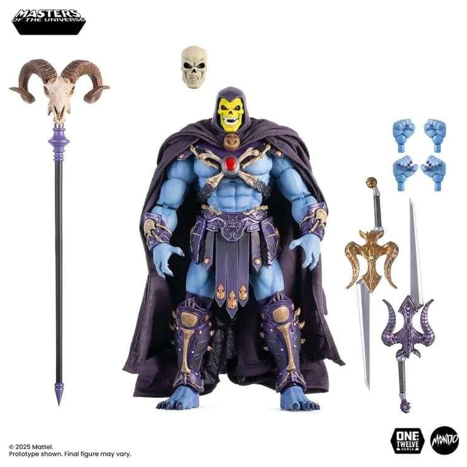 Masters of the Universe akciófigura 1/12 200x - Skeletor termékfotó