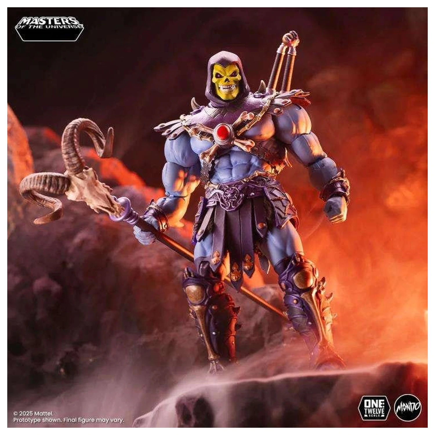 Masters of the Universe akciófigura 1/12 200x - Skeletor termékfotó