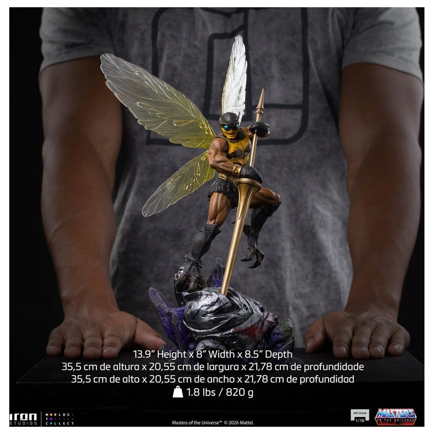Masters of the Universe Art Scale 1/10 Buzz-Off szobor figura 36 cm termékfotó