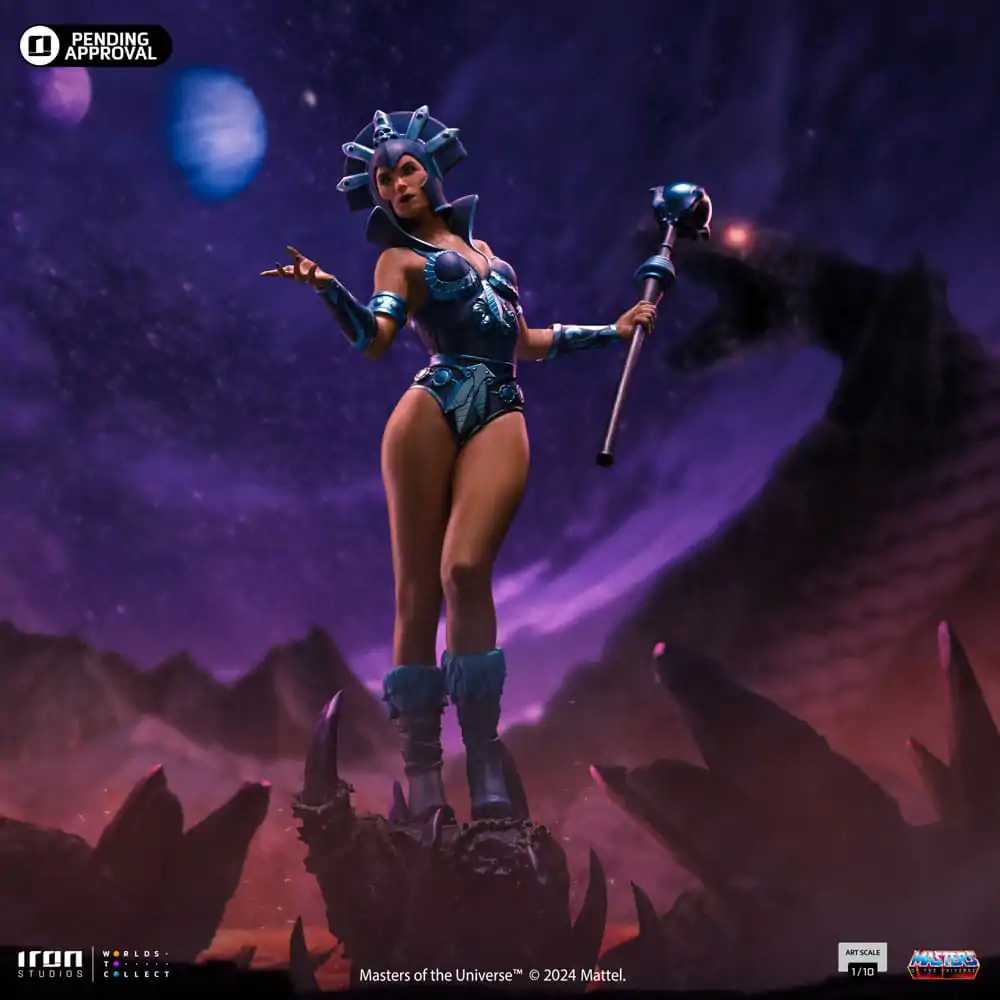 Masters of the Universe Art Scale 1/10 Evil-Lyn Color Variant szobor figura 28 cm termékfotó