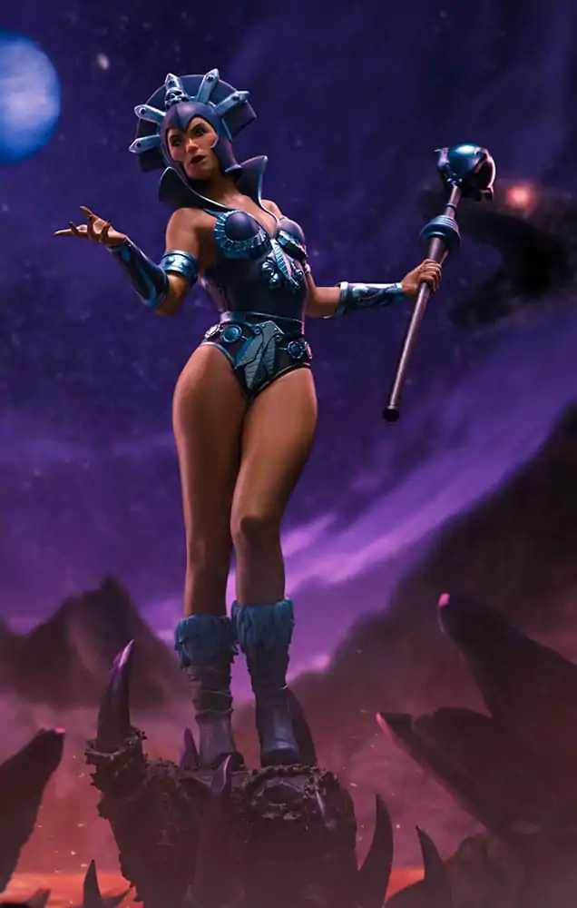 Masters of the Universe Art Scale 1/10 Evil-Lyn Color Variant szobor figura 28 cm termékfotó