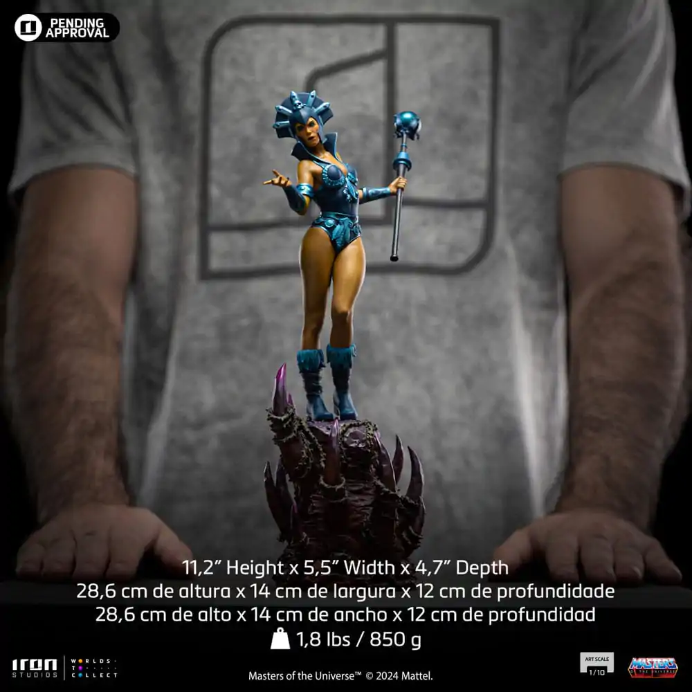 Masters of the Universe Art Scale 1/10 Evil-Lyn Color Variant szobor figura 28 cm termékfotó