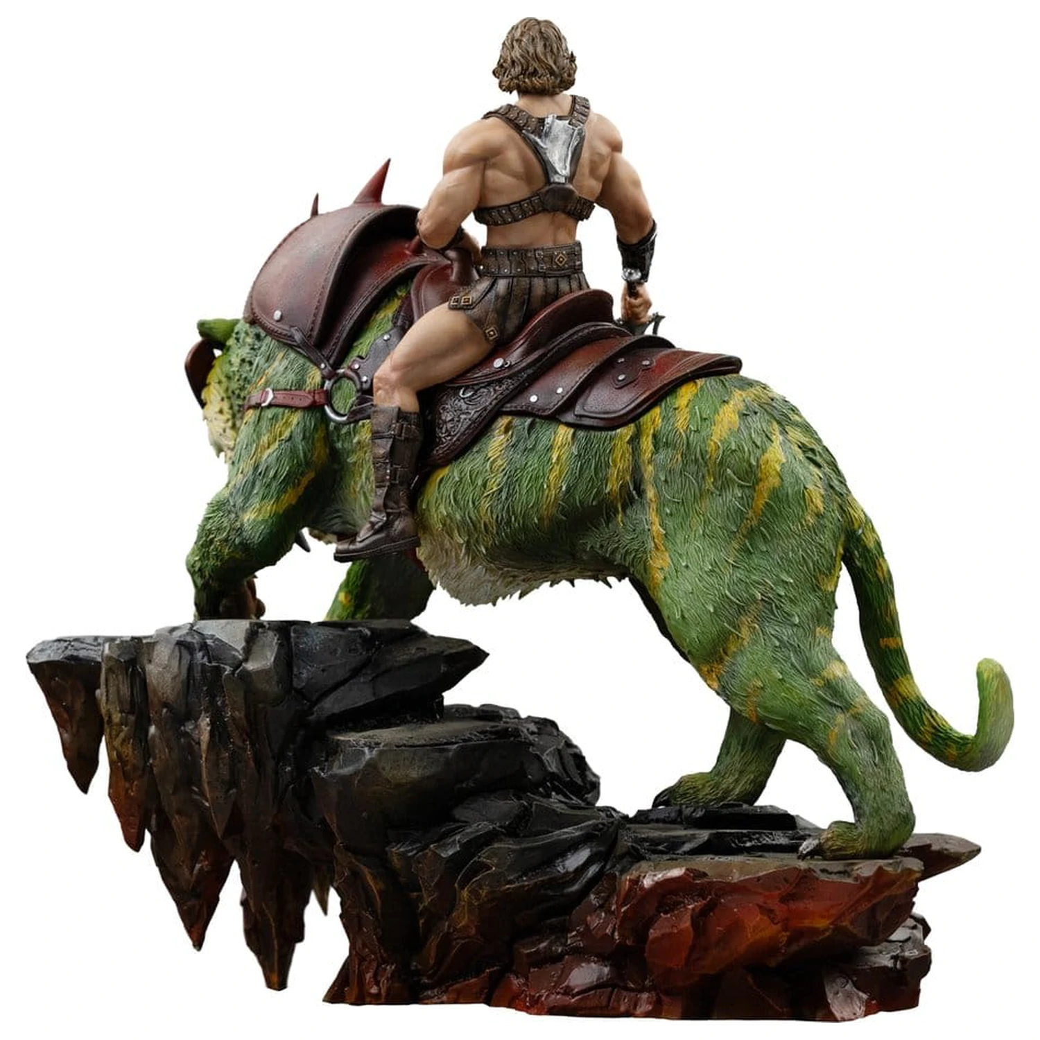 Masters of the Universe Art Scale 1/10 He-Man and Battle Cat szobor figura 33 cm termékfotó